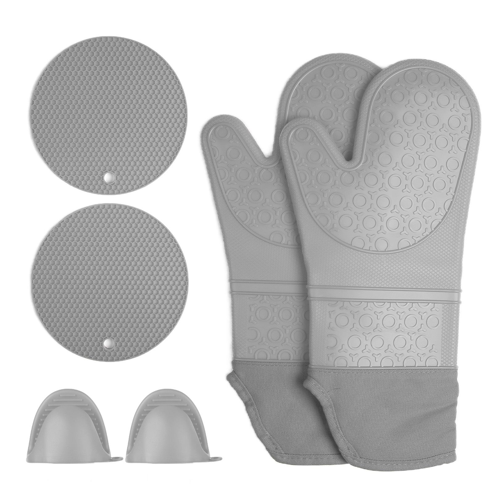 Insulation Gloves Thickened Silicone Barbecue Microwave Oven Anti Scalding view 5