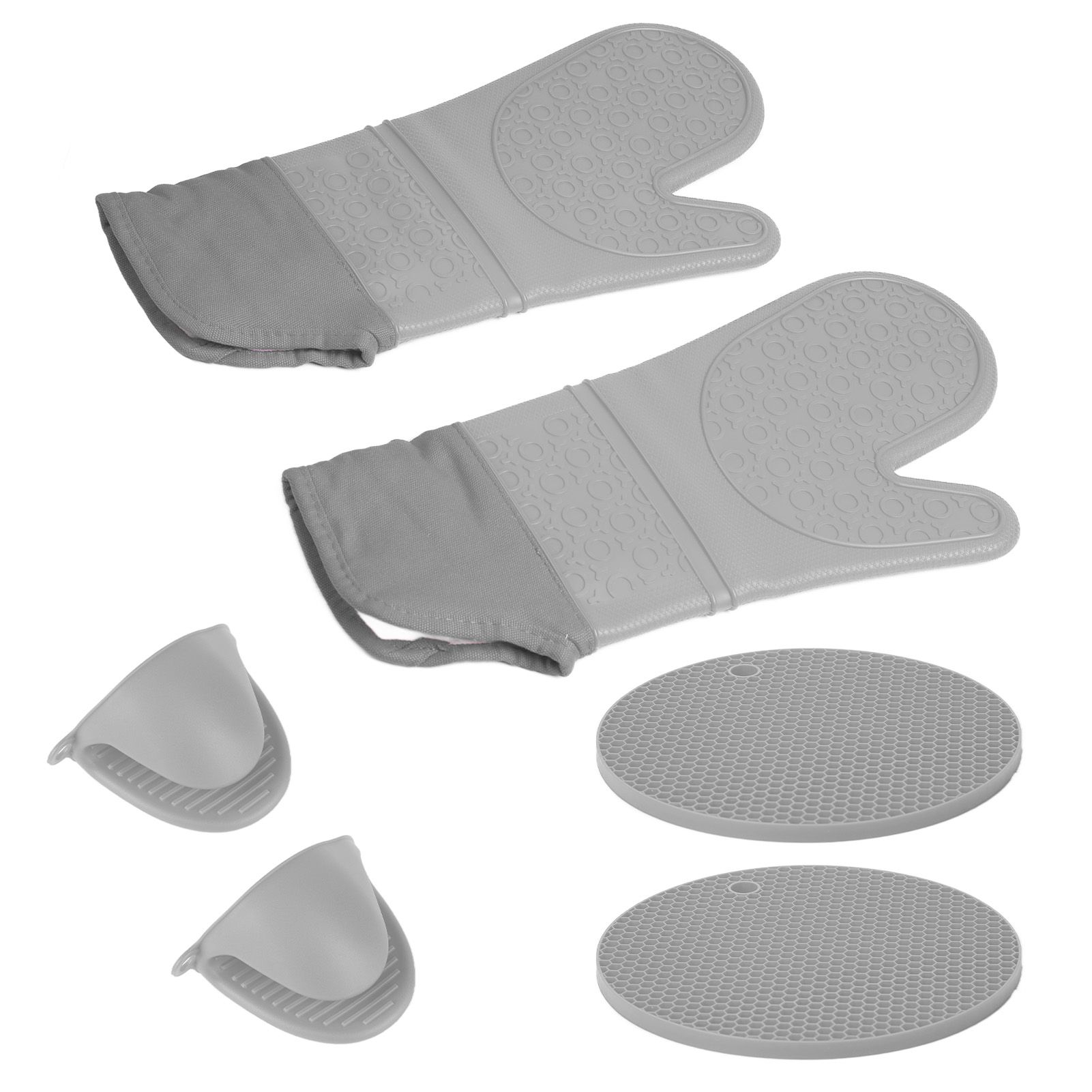 Insulation Gloves Thickened Silicone Barbecue Microwave Oven Anti Scalding view 9