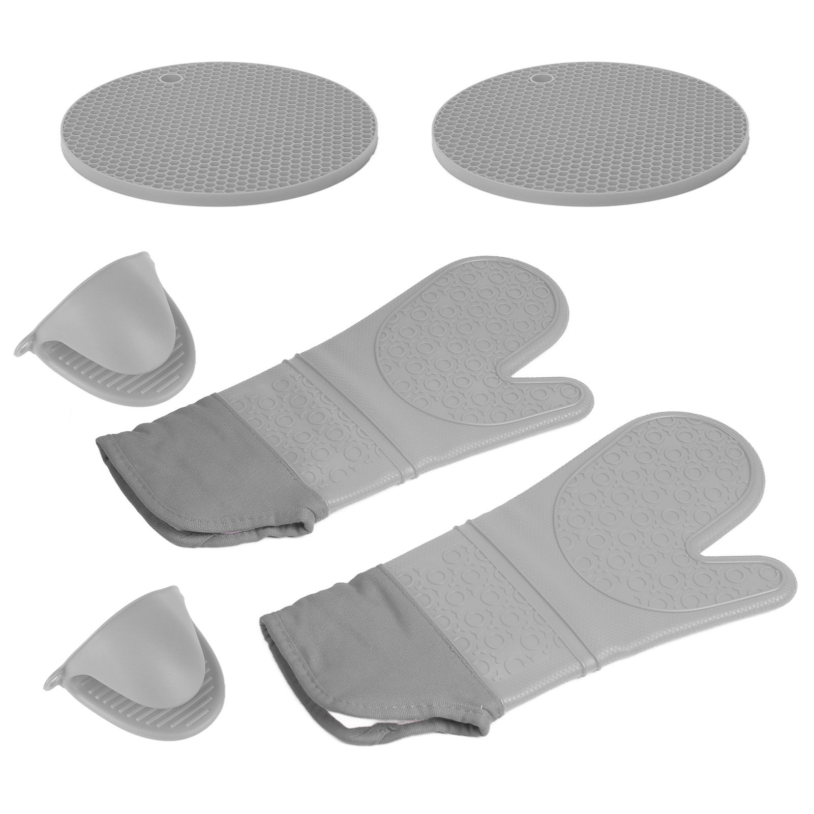Insulation Gloves Thickened Silicone Barbecue Microwave Oven Anti Scalding view 10