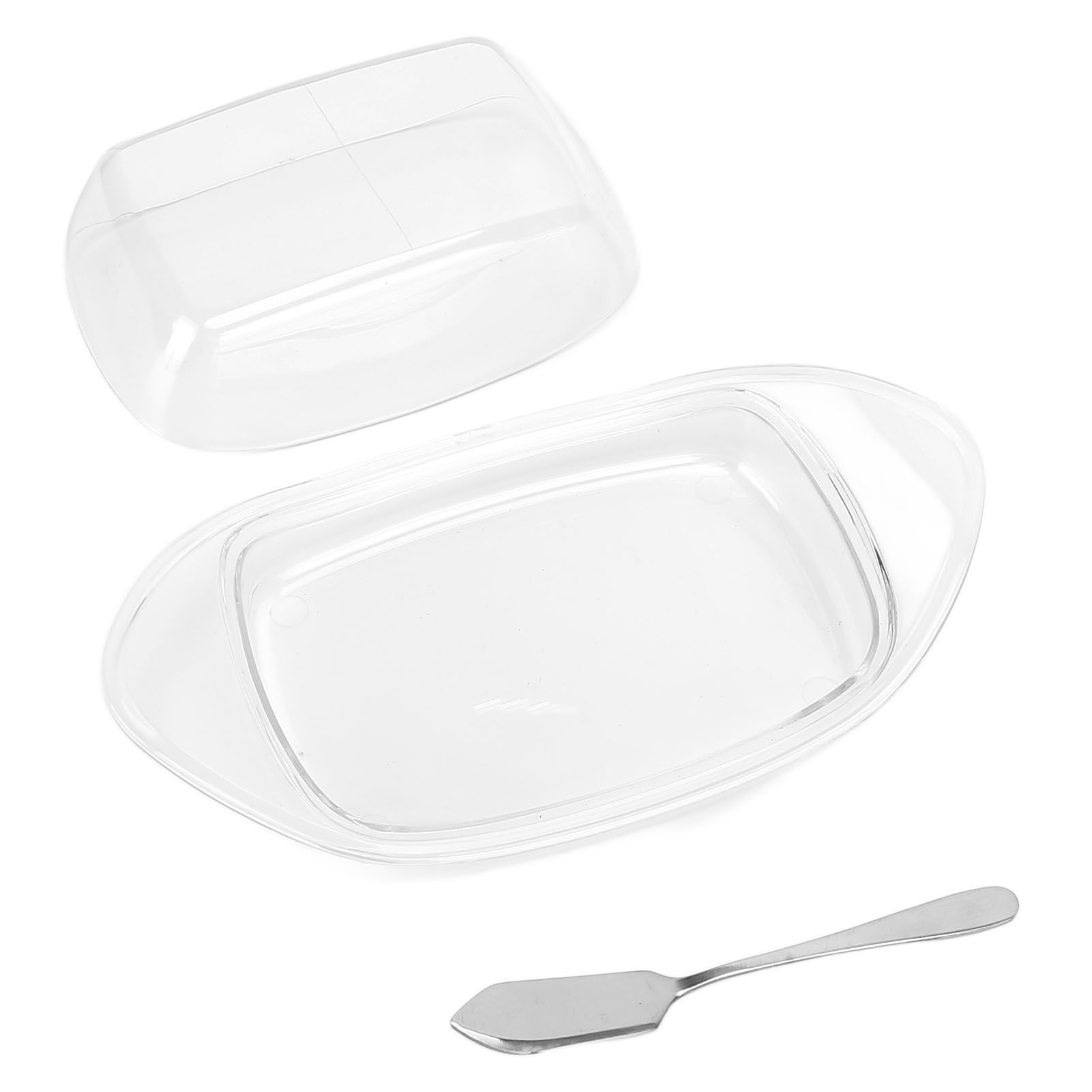 ShipShaped Butter Cutting Box with Cutting Knife and Lid Food Grade Chesse