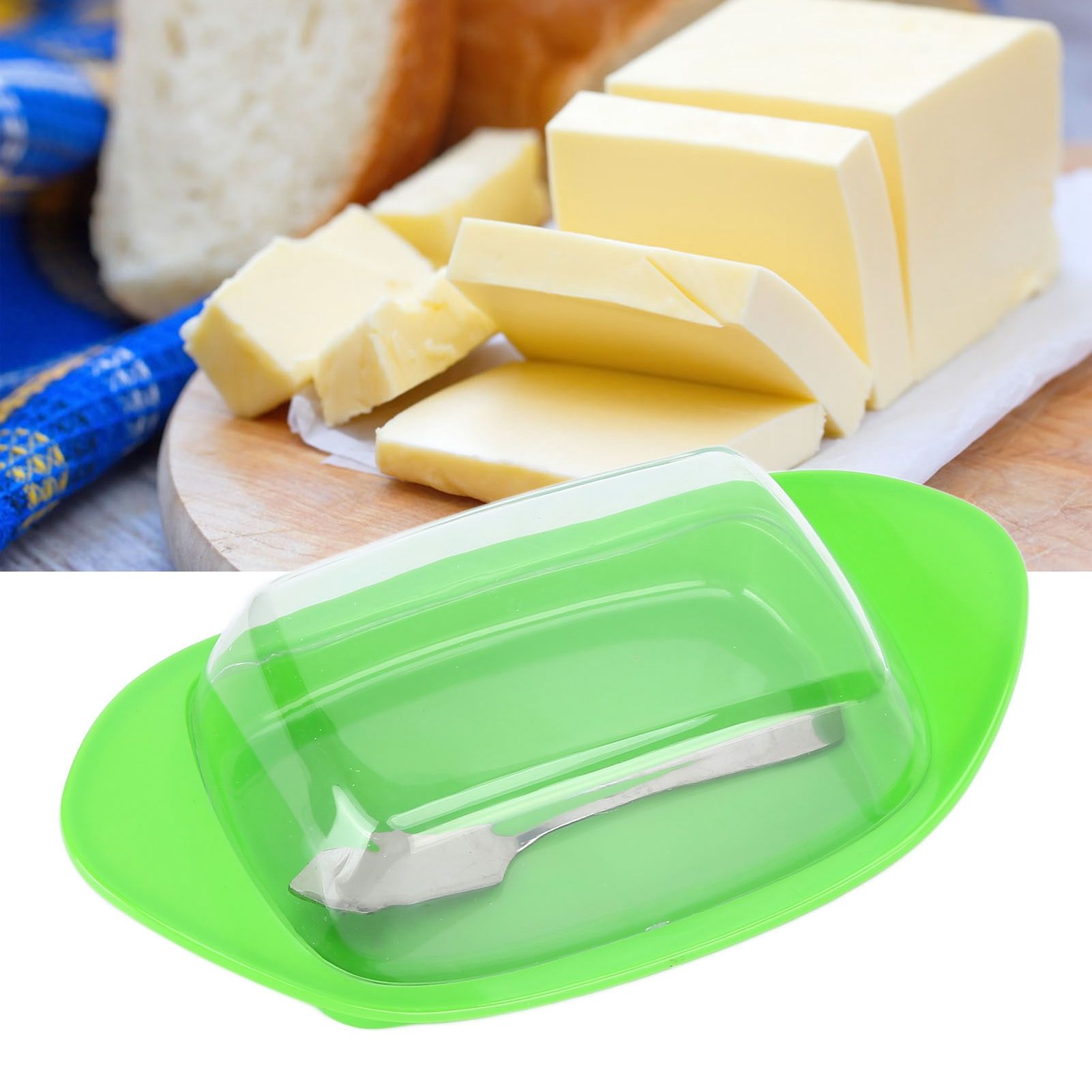 ShipShaped Butter Cutting Box with Cutting Knife and Lid Food Grade Chesse view 11