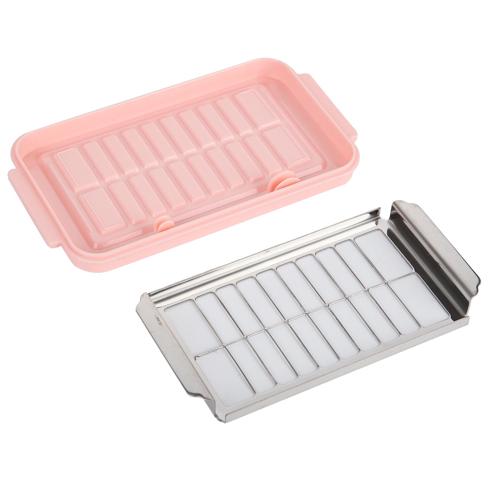 Stainless Steel Butter Cutter Container Butter Storage Box with Transparent view 8