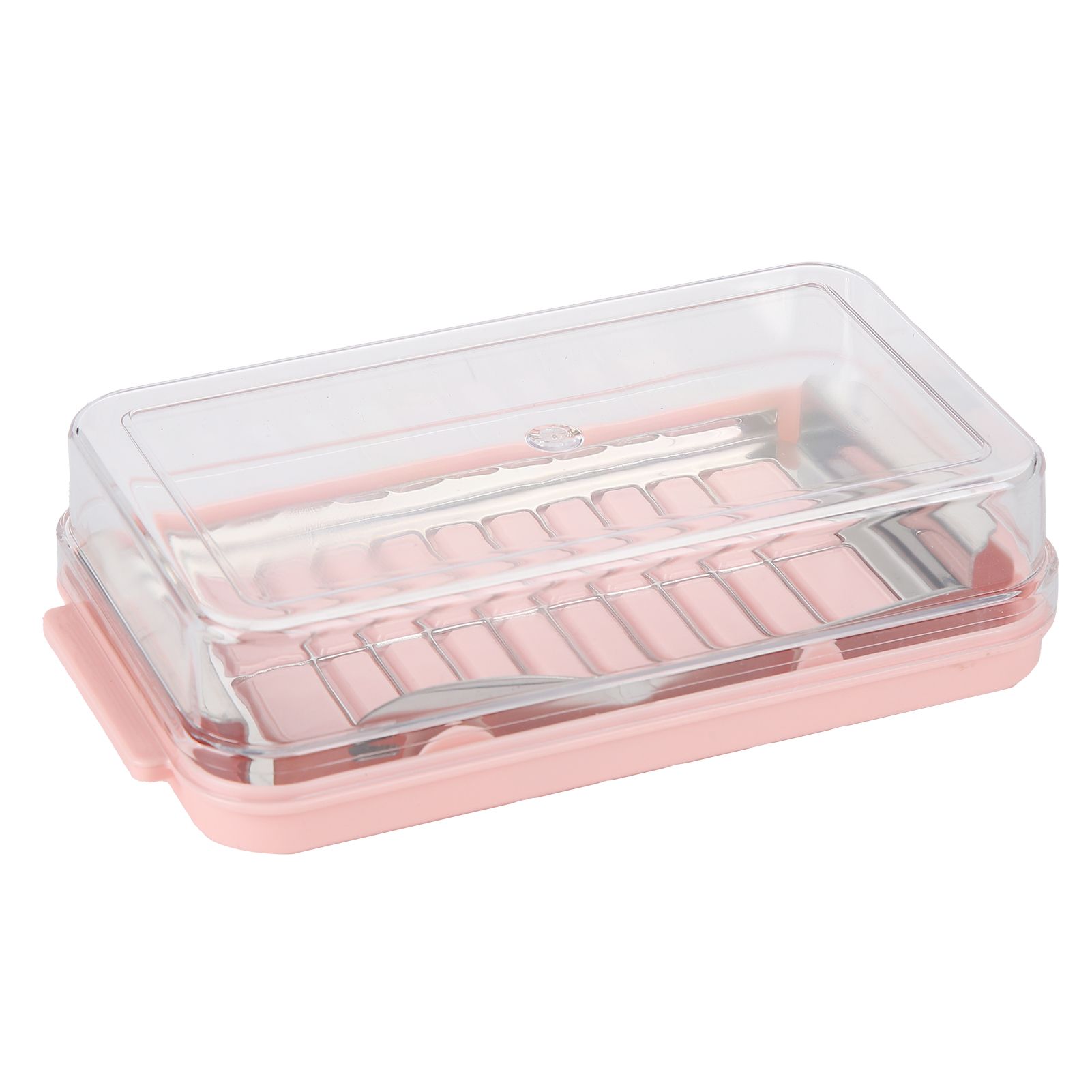 Stainless Steel Butter Cutter Container Butter Storage Box with Transparent view 9