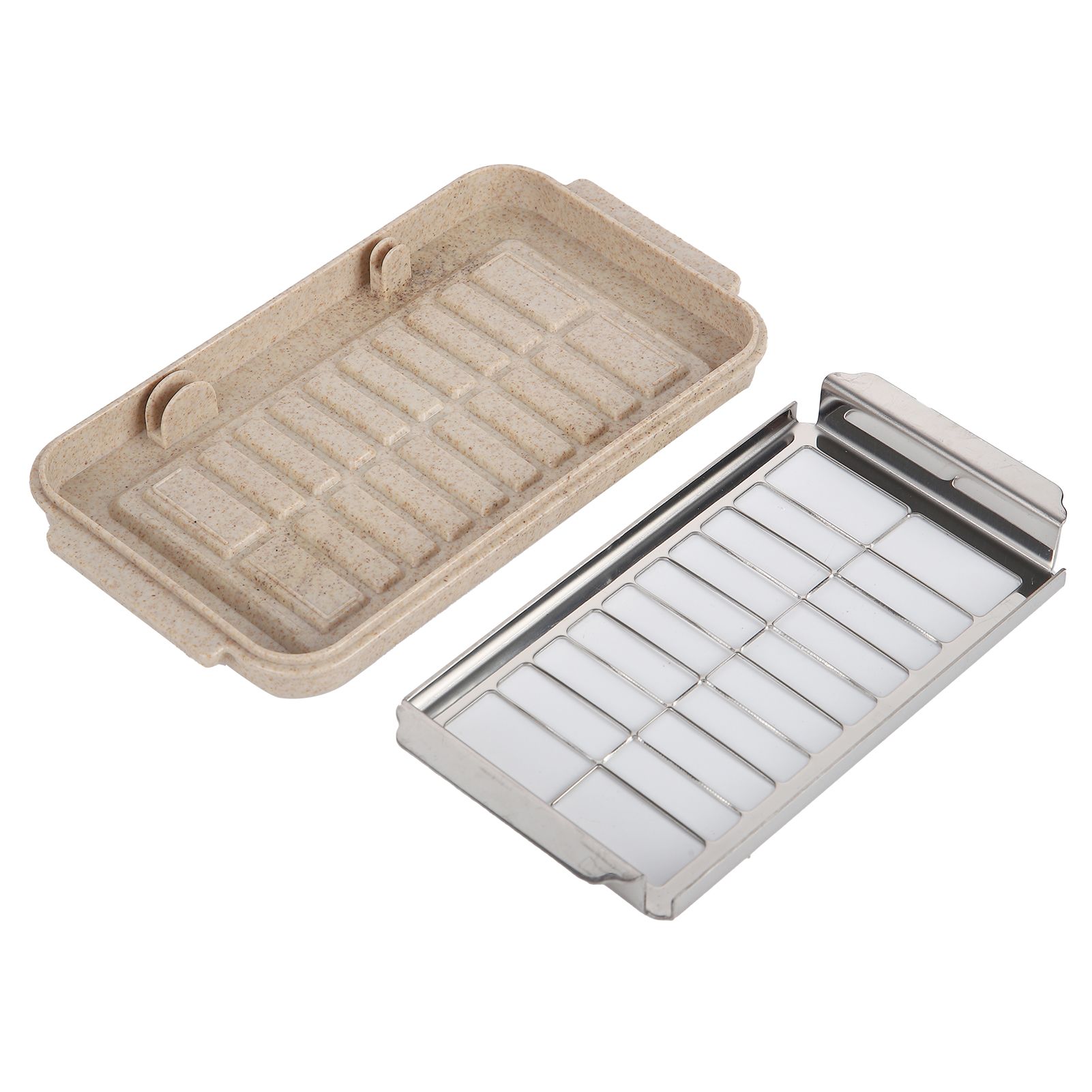 Stainless Steel Butter Cutter Container Butter Storage Box with Transparent view 6
