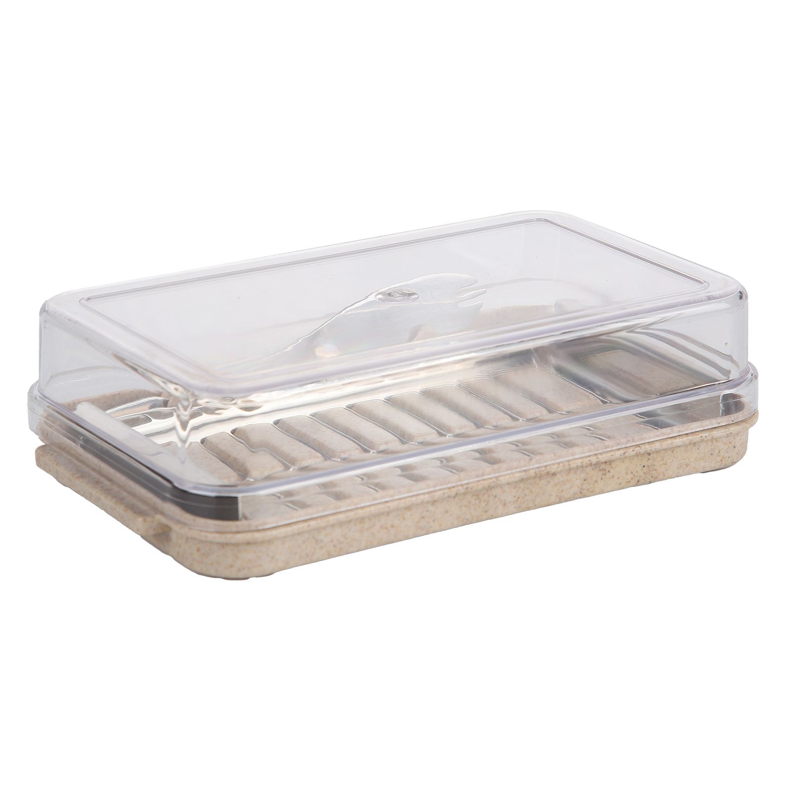 Stainless Steel Butter Cutter Container Butter Storage Box with Transparent view 7