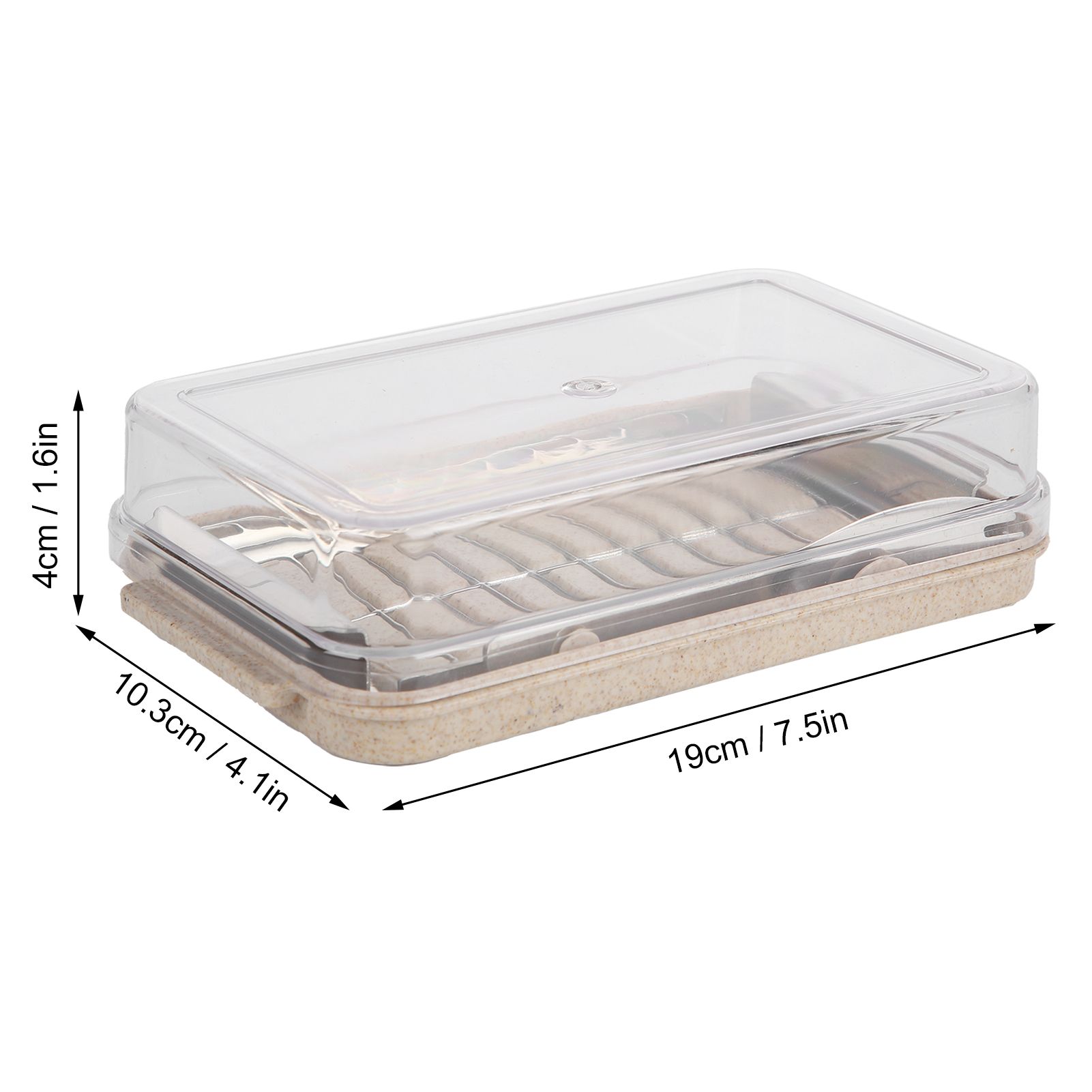 Stainless Steel Butter Cutter Container Butter Storage Box with Transparent view 13