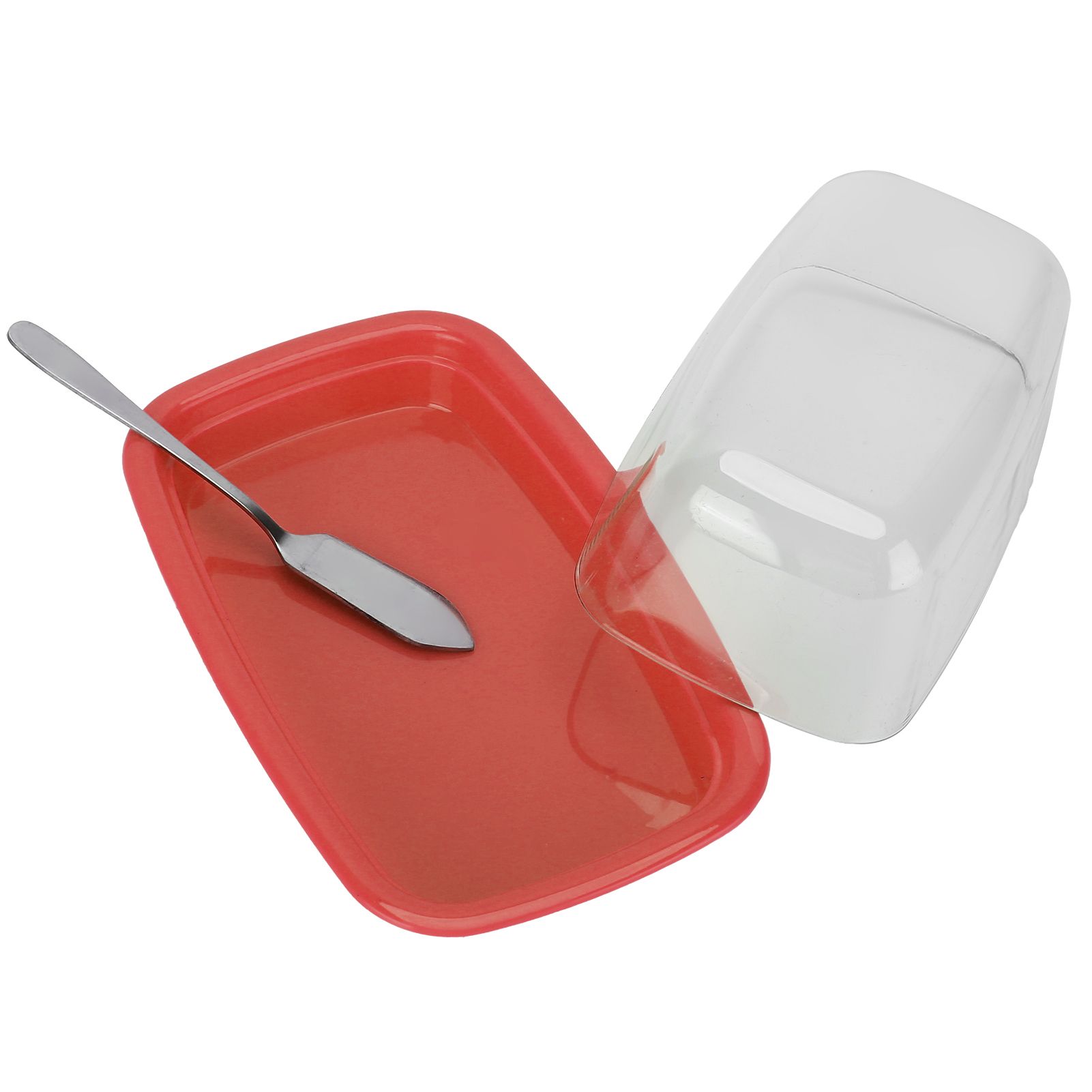 Curved Butter Storage Box with Lid Cheese Plate Butter Holder Tray Baking Tool view 8