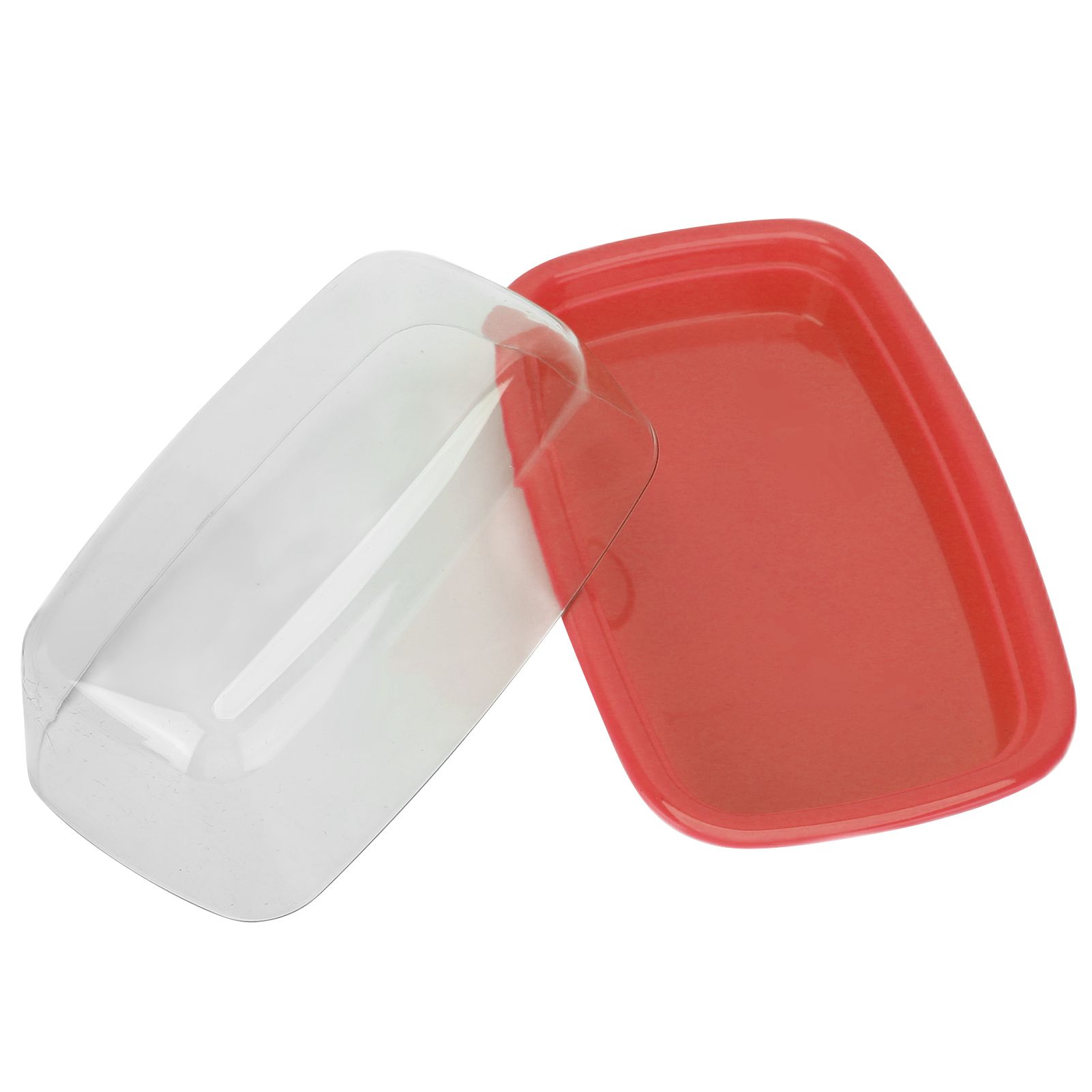 Curved Butter Storage Box with Lid Cheese Plate Butter Holder Tray Baking Tool view 9