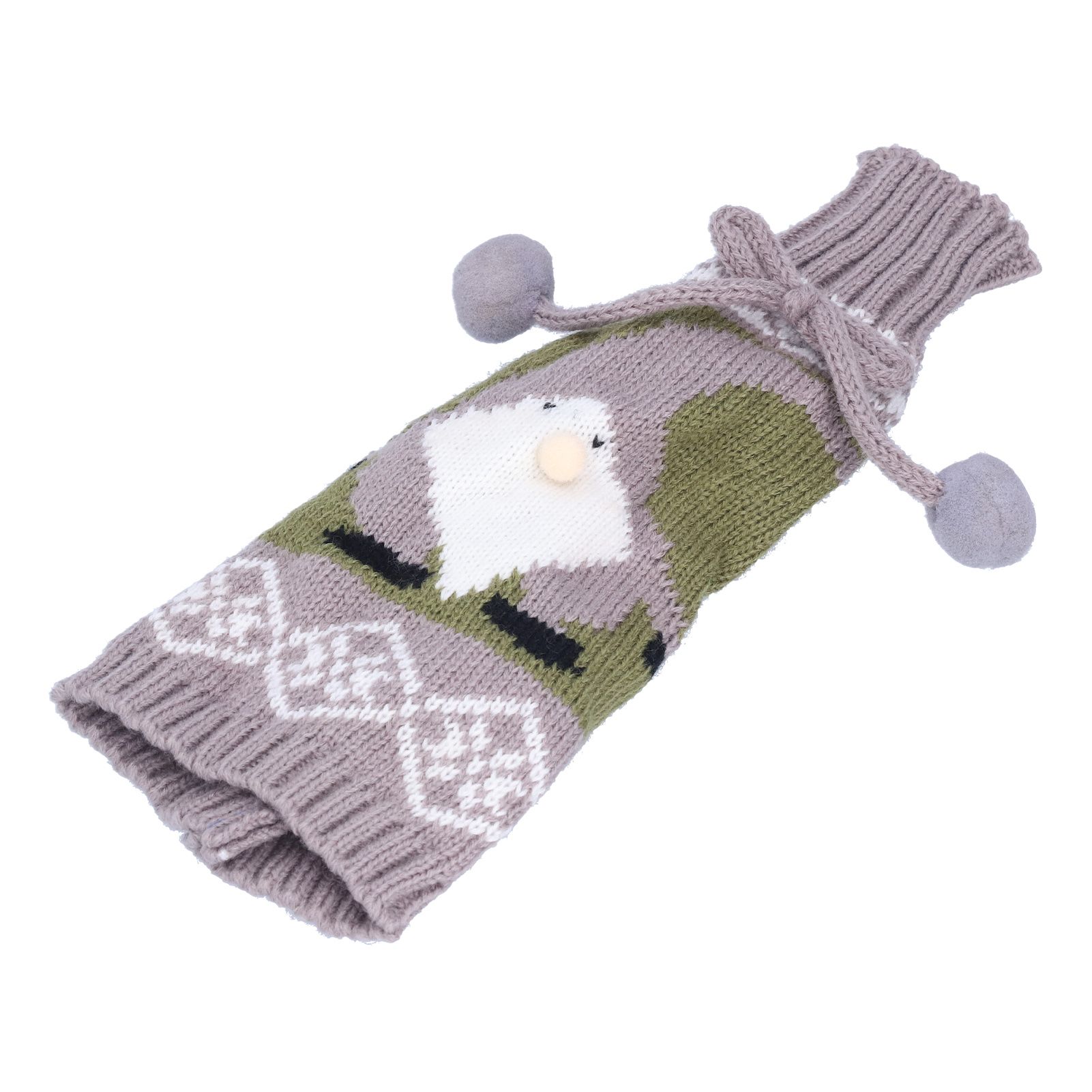 Knitted Wine Bottle Cover Bag Sleeve Home Decoration for Christmas Wedding view 2