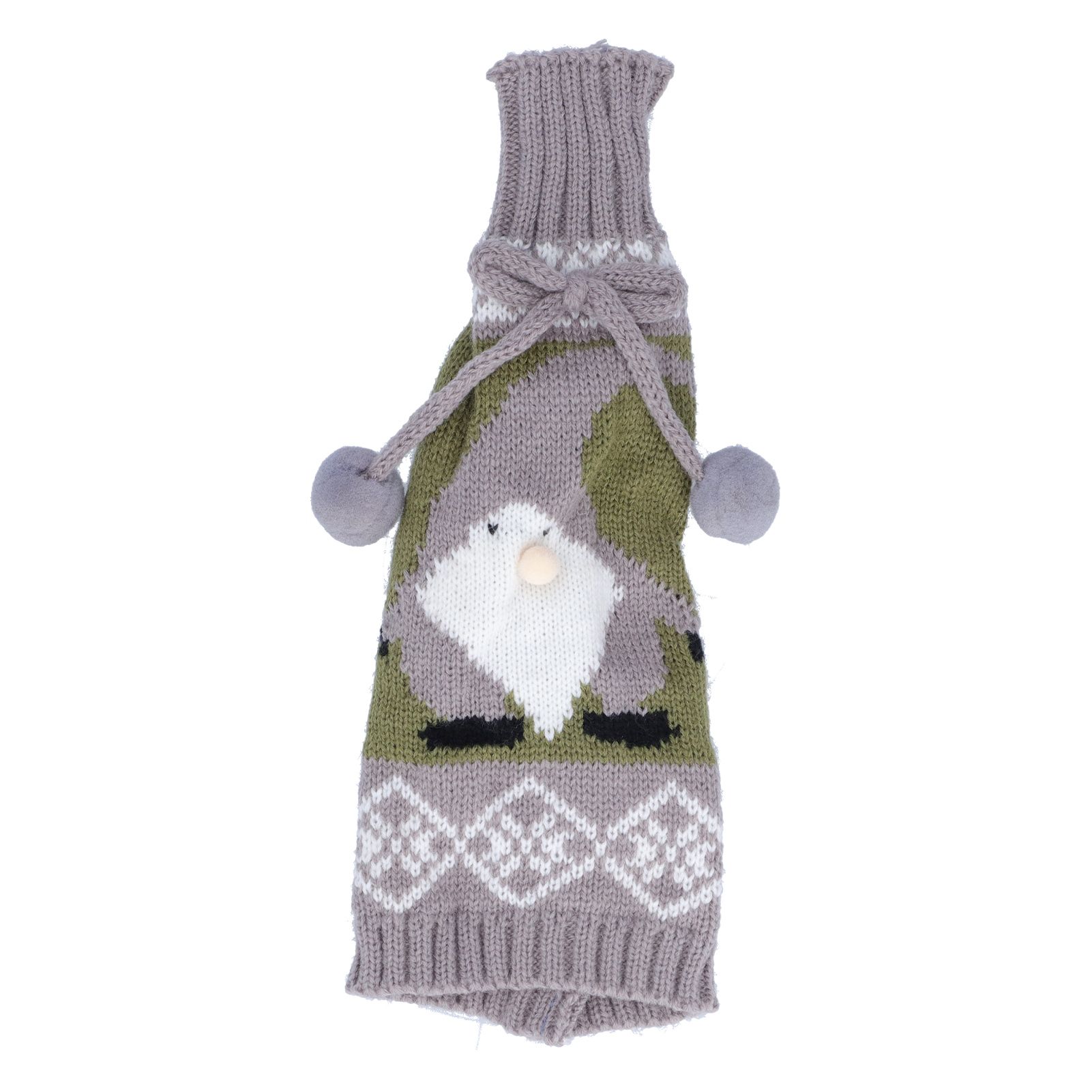 Knitted Wine Bottle Cover Bag Sleeve Home Decoration for Christmas Wedding view 4