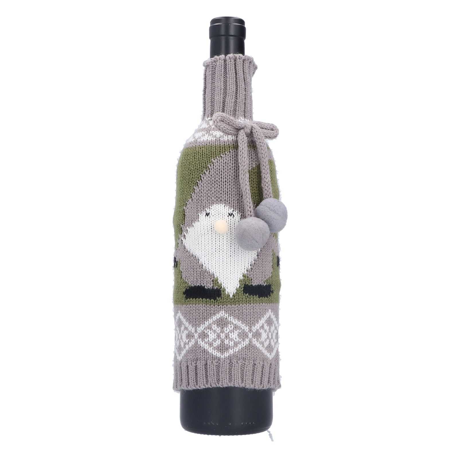 Knitted Wine Bottle Cover Bag Sleeve Home Decoration for Christmas Wedding view 10