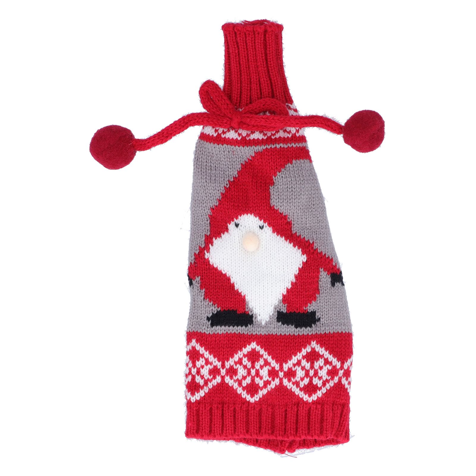 Knitted Wine Bottle Cover Bag Sleeve Home Decoration for Christmas Wedding