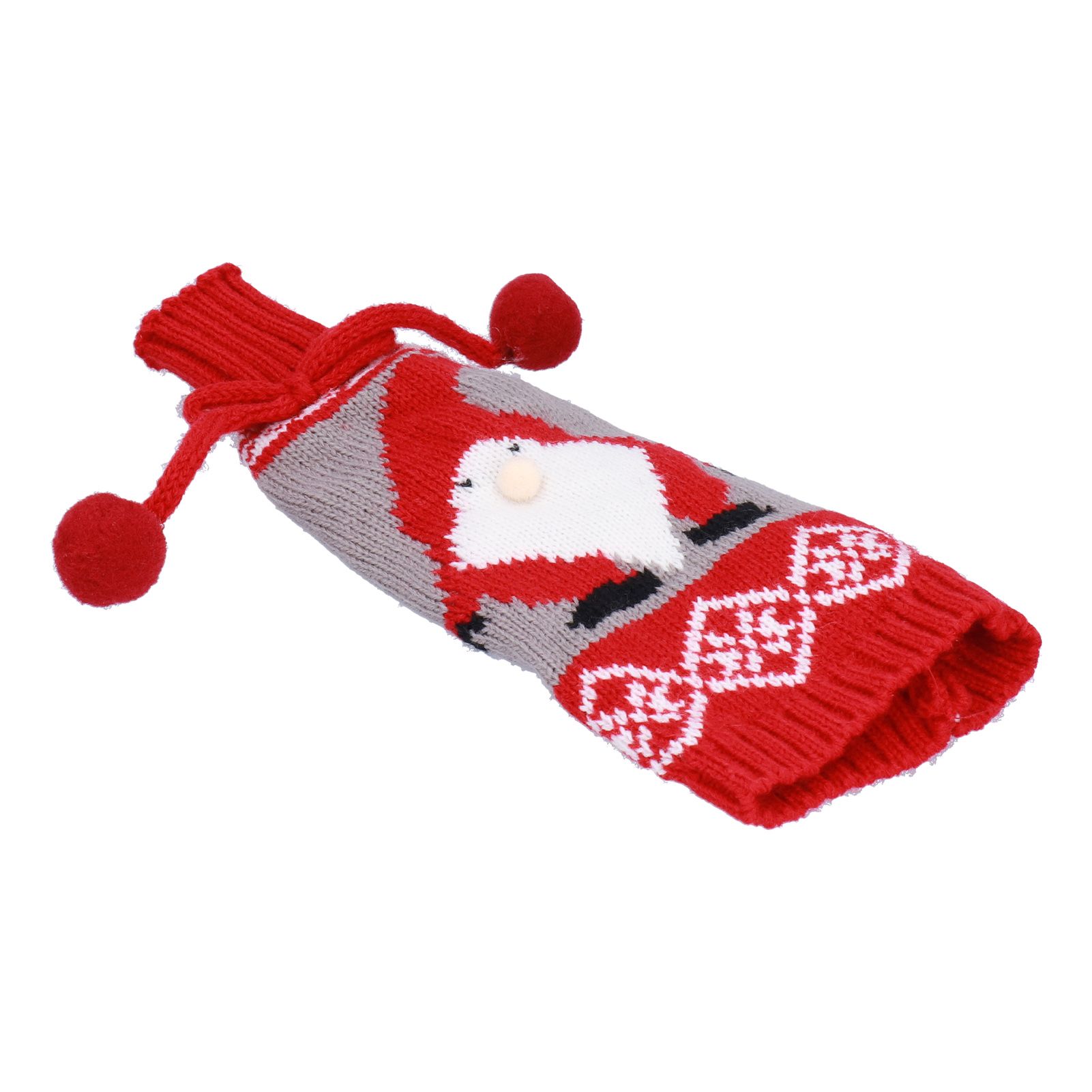 Knitted Wine Bottle Cover Bag Sleeve Home Decoration for Christmas Wedding view 3
