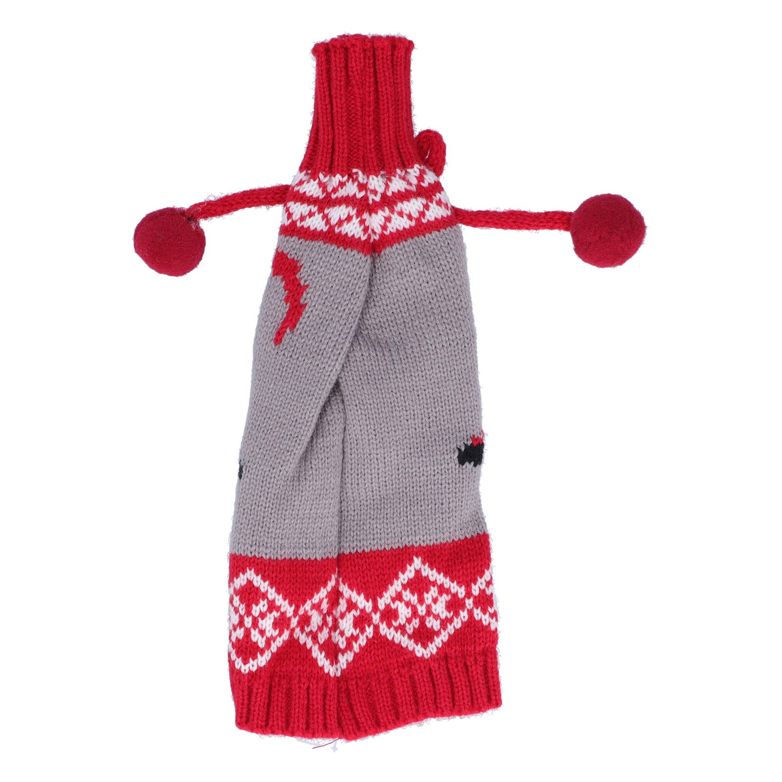 Knitted Wine Bottle Cover Bag Sleeve Home Decoration for Christmas Wedding view 5