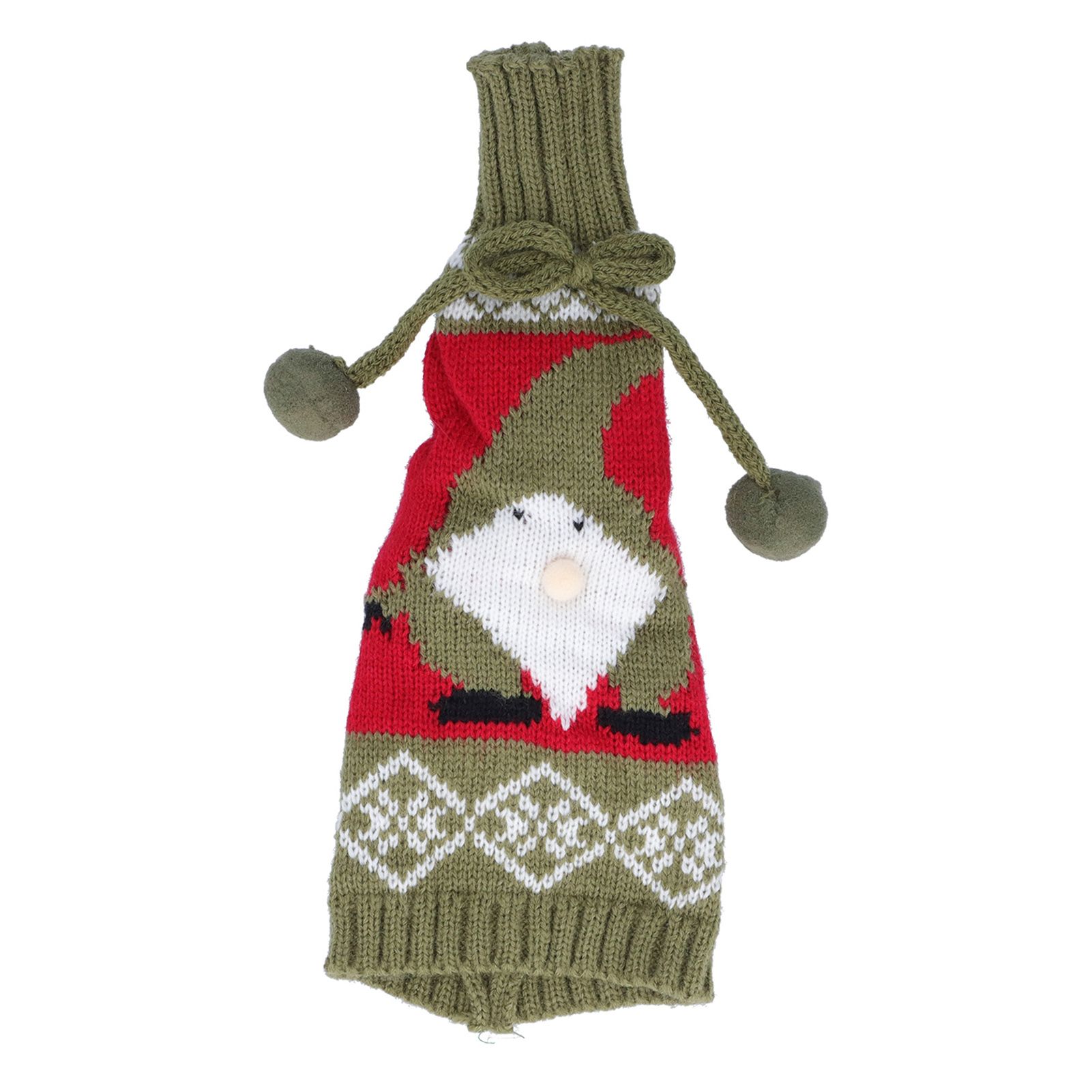 Knitted Wine Bottle Cover Bag Sleeve Home Decoration for Christmas Wedding