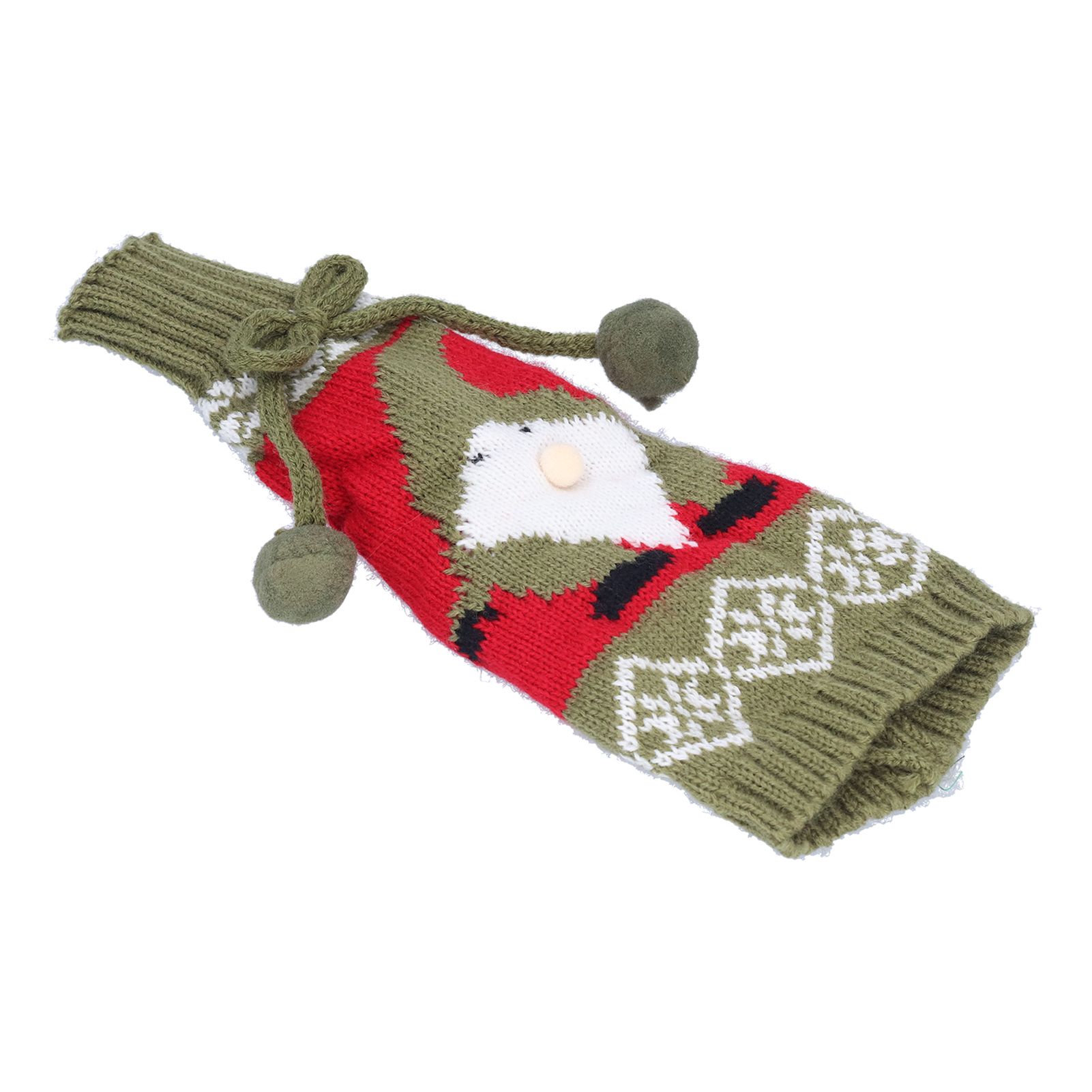 Knitted Wine Bottle Cover Bag Sleeve Home Decoration for Christmas Wedding view 3