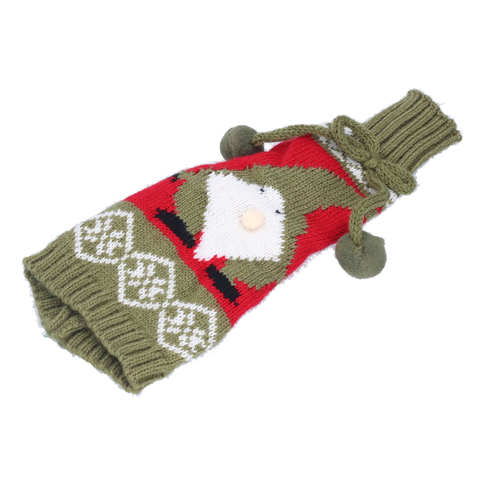 Knitted Wine Bottle Cover Bag Sleeve Home Decoration for Christmas Wedding view 4