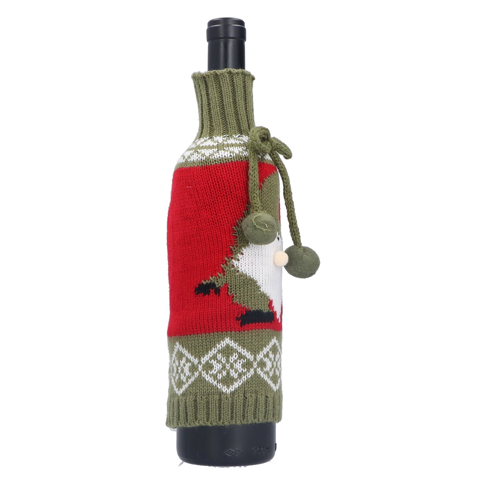 Knitted Wine Bottle Cover Bag Sleeve Home Decoration for Christmas Wedding view 10
