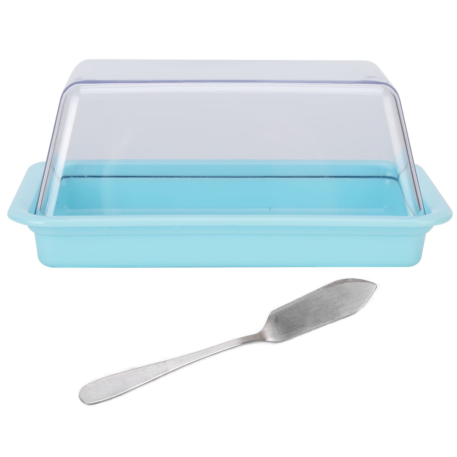 Rectangular Butter Cutting Box with Lid Portable Butter Storage Box for Home