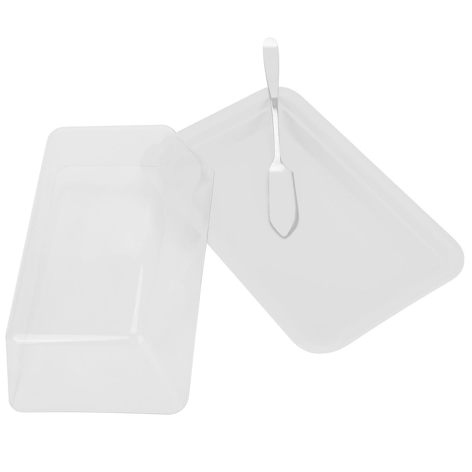 Rectangular Butter Cutting Box with Lid Portable Butter Storage Box for Home view 4