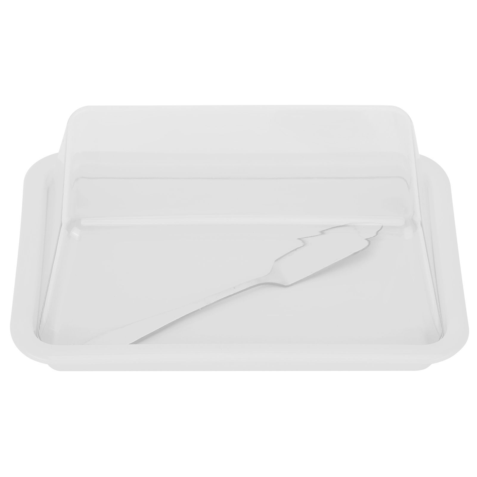 Rectangular Butter Cutting Box with Lid Portable Butter Storage Box for Home view 6