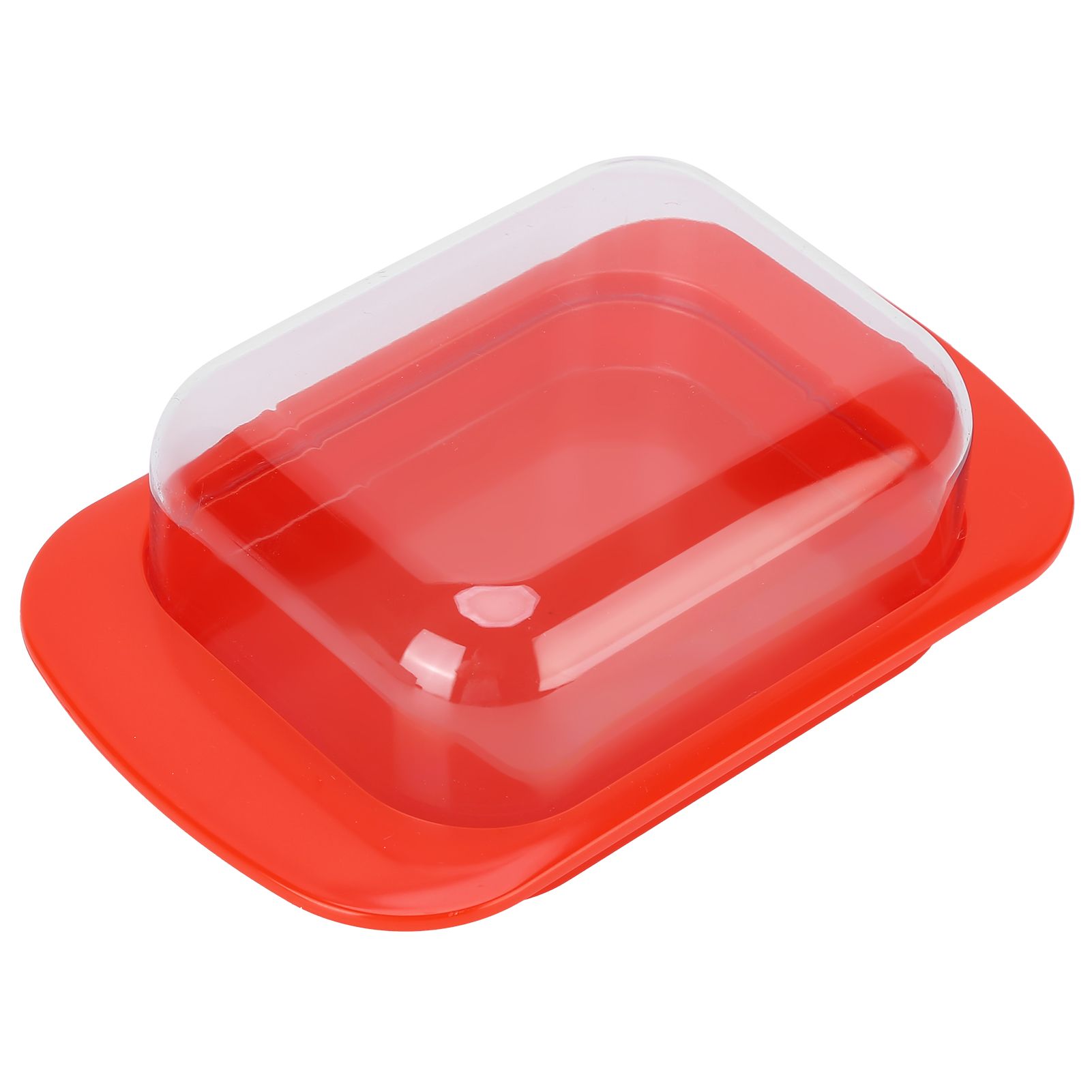 Wide Rectangular Butter Container with Lid Knife Portable Small Cheese Dish view 6