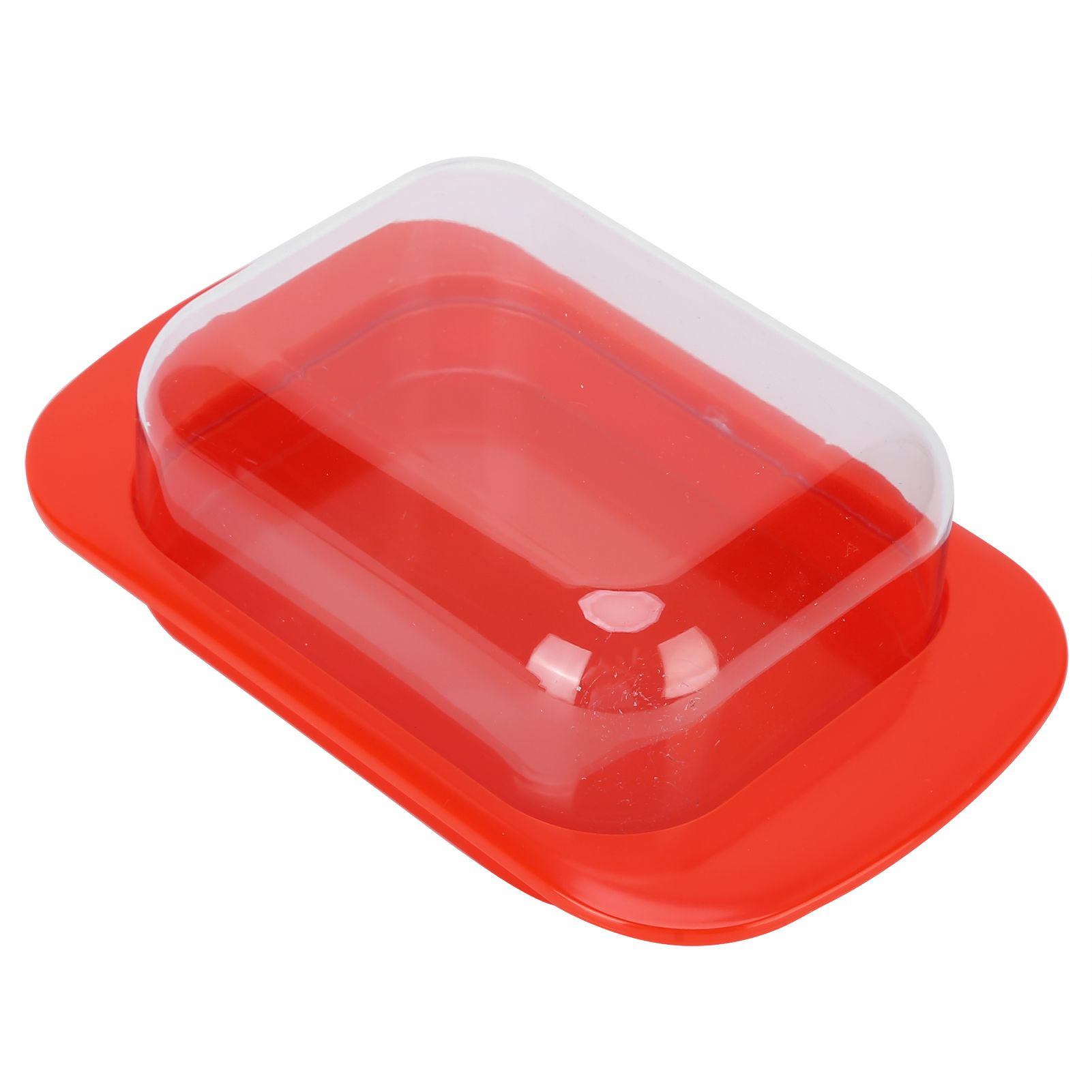 Wide Rectangular Butter Container with Lid Knife Portable Small Cheese Dish view 8
