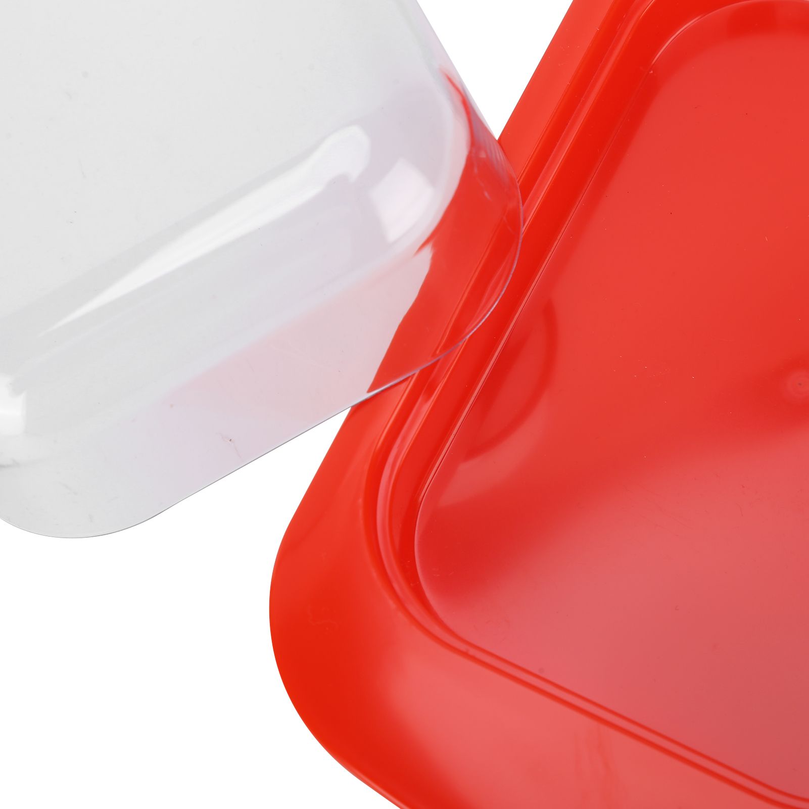 Wide Rectangular Butter Container with Lid Knife Portable Small Cheese Dish view 13