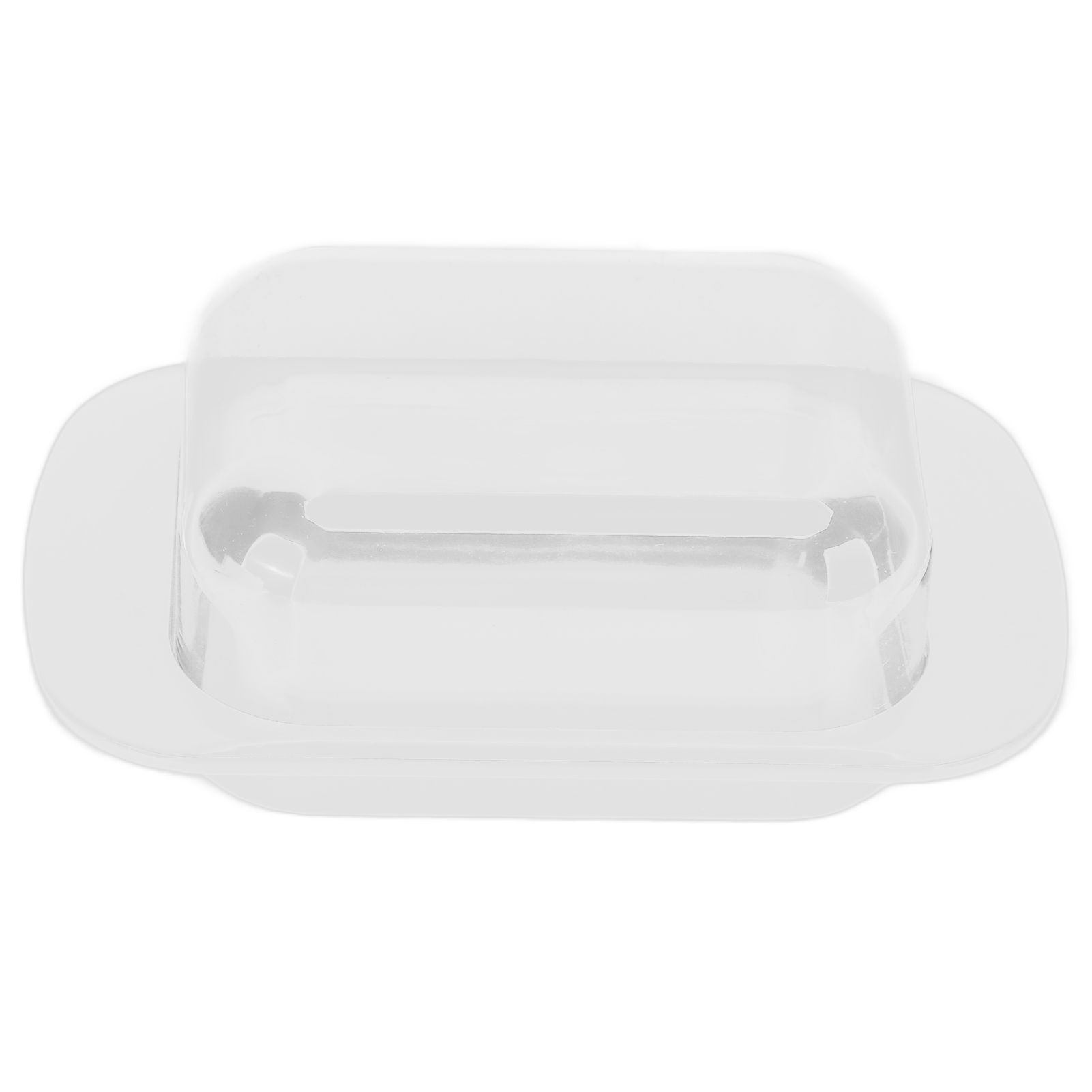Wide Rectangular Butter Container with Lid Knife Portable Small Cheese Dish view 5