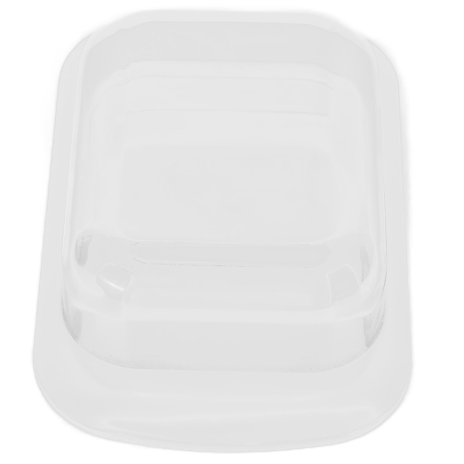 Wide Rectangular Butter Container with Lid Knife Portable Small Cheese Dish view 7