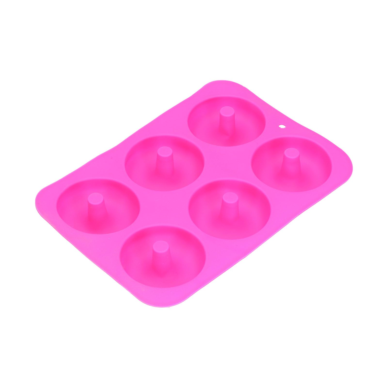 Donut Baking Pans 6 Grid Silicone Non Stick Donut Moulders for DIY Baking Lovers view 8
