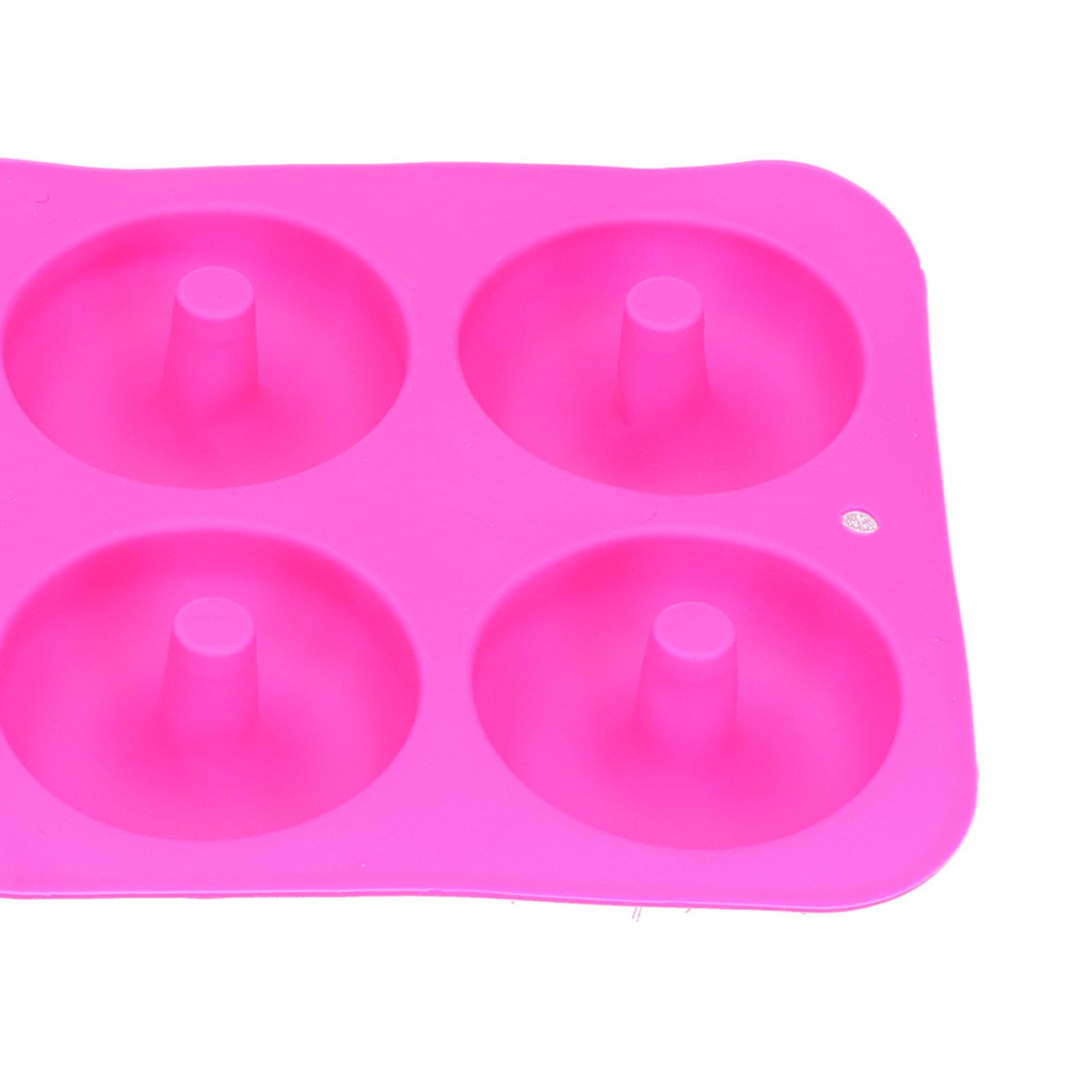 Donut Baking Pans 6 Grid Silicone Non Stick Donut Moulders for DIY Baking Lovers view 15