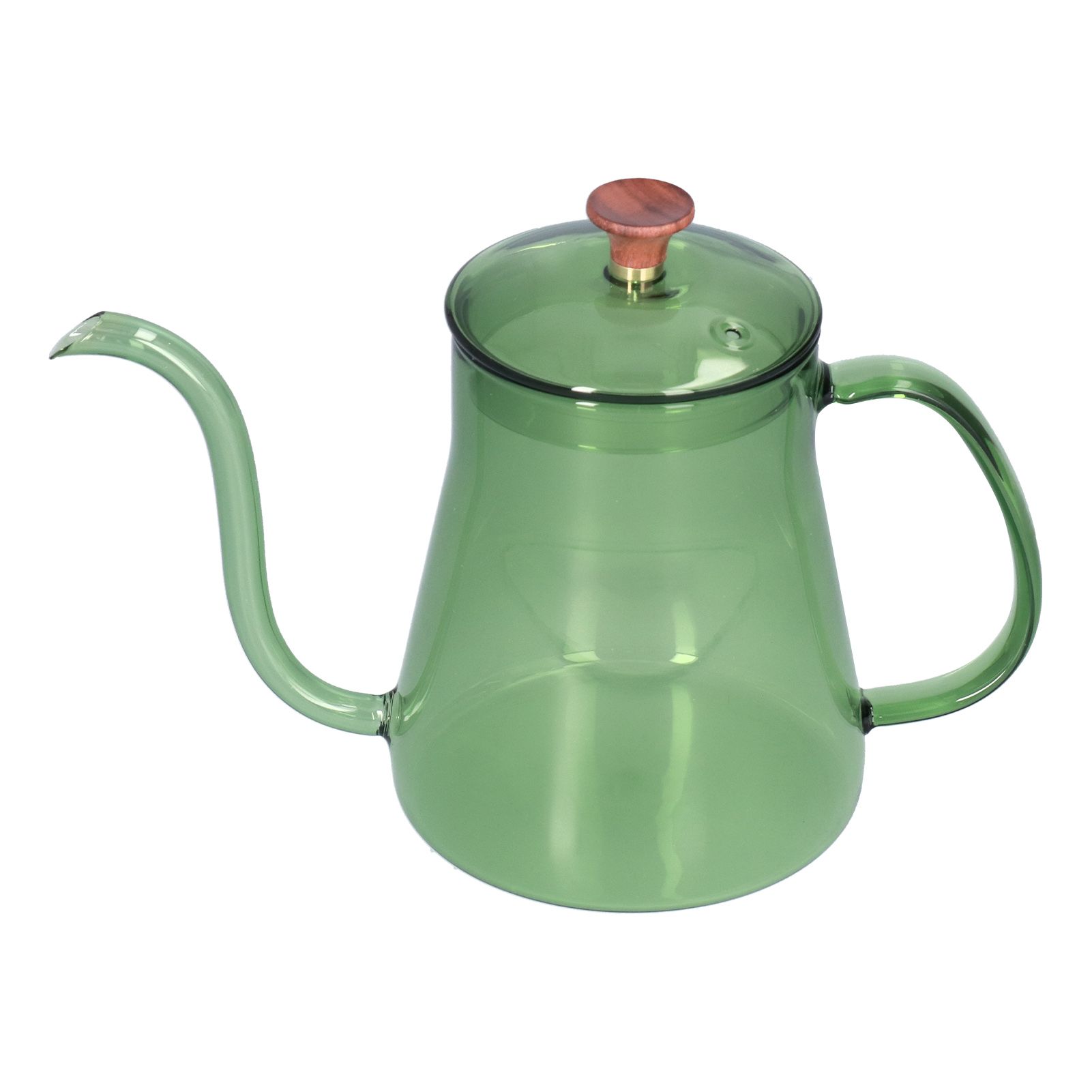 Coffee Kettle Glass Coffee Pot 600ML Coffee Drip Kettle Long Nozzle Kettle for view 4