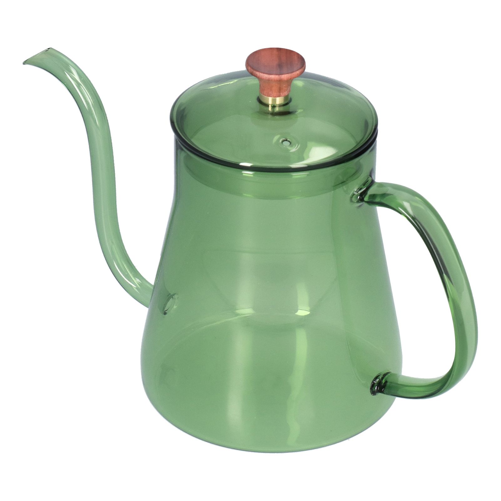 Coffee Kettle Glass Coffee Pot 600ML Coffee Drip Kettle Long Nozzle Kettle for view 5