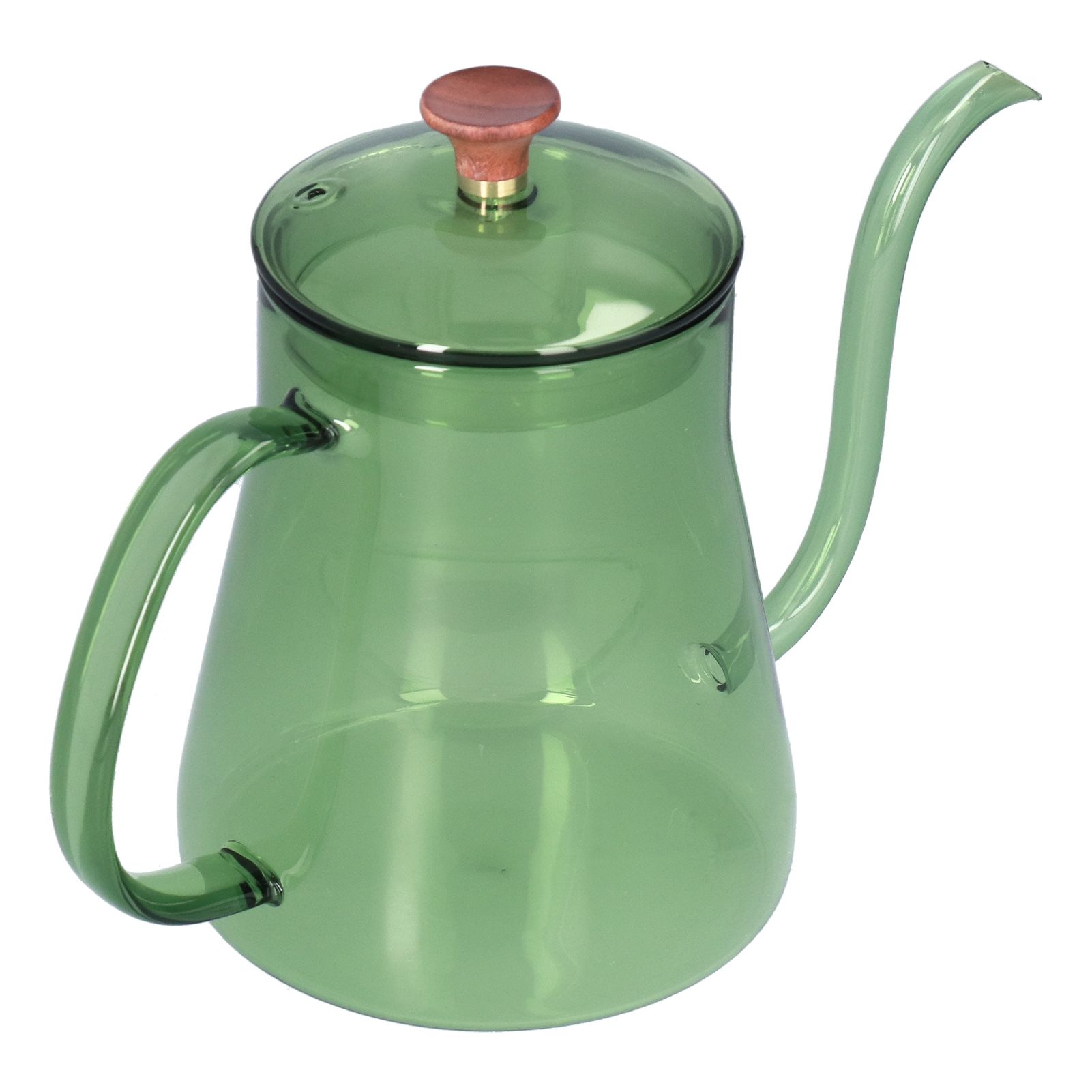 Coffee Kettle Glass Coffee Pot 600ML Coffee Drip Kettle Long Nozzle Kettle for view 7
