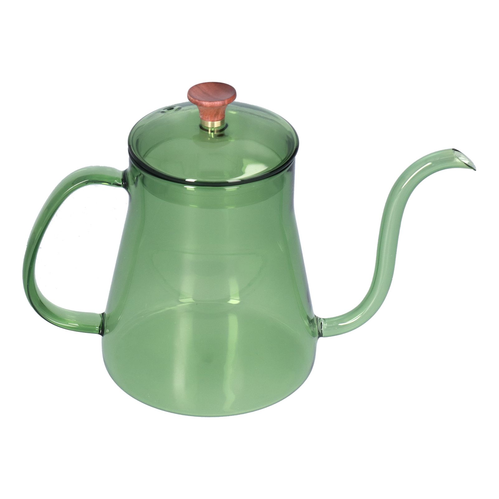 Coffee Kettle Glass Coffee Pot 600ML Coffee Drip Kettle Long Nozzle Kettle for view 8