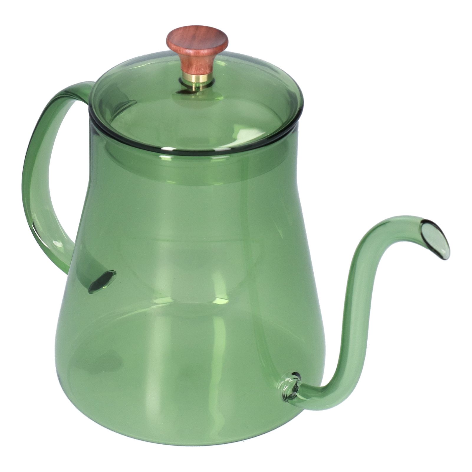Coffee Kettle Glass Coffee Pot 600ML Coffee Drip Kettle Long Nozzle Kettle for view 9