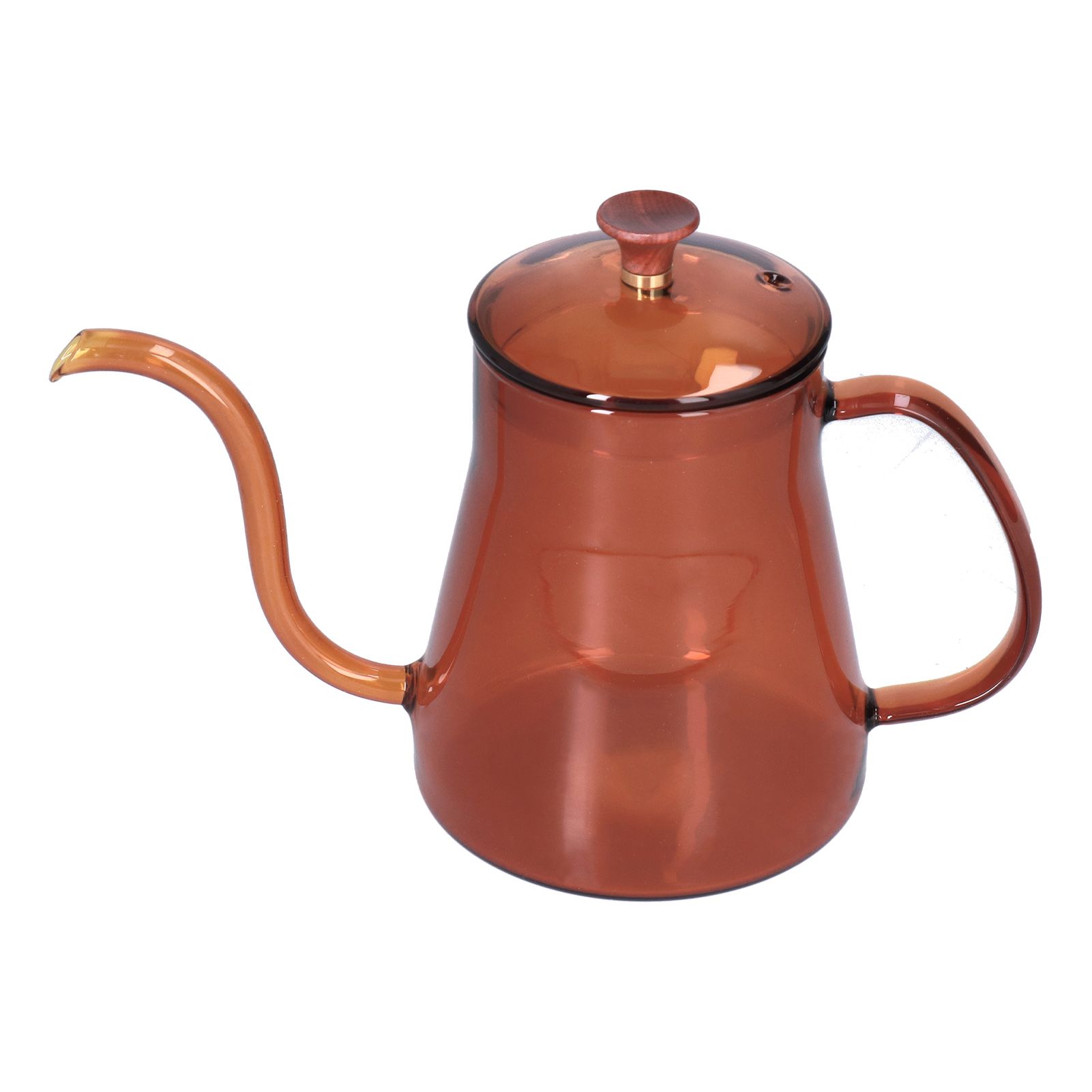 Coffee Kettle Glass Coffee Pot 600ML Coffee Drip Kettle Long Nozzle Kettle for view 4