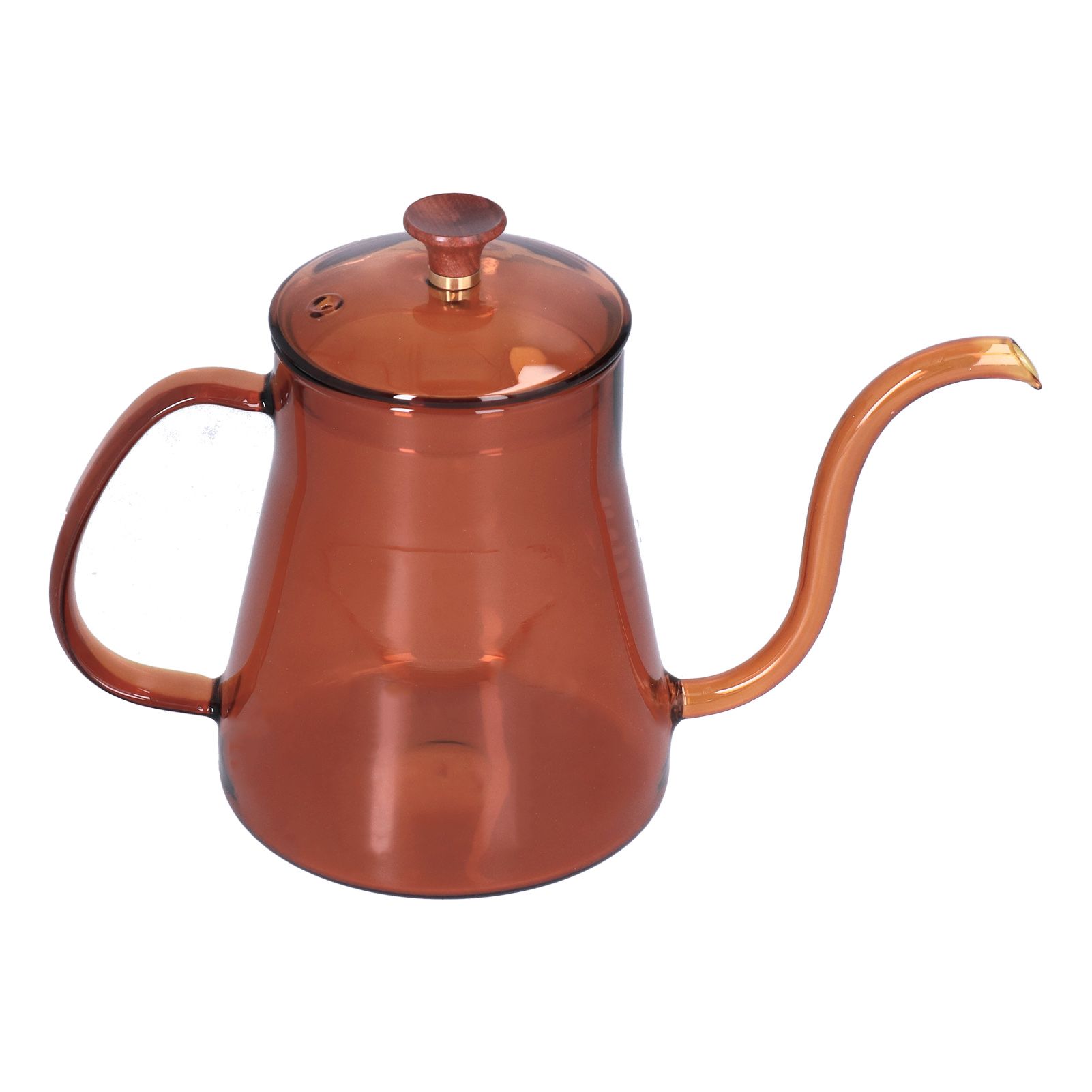 Coffee Kettle Glass Coffee Pot 600ML Coffee Drip Kettle Long Nozzle Kettle for view 8
