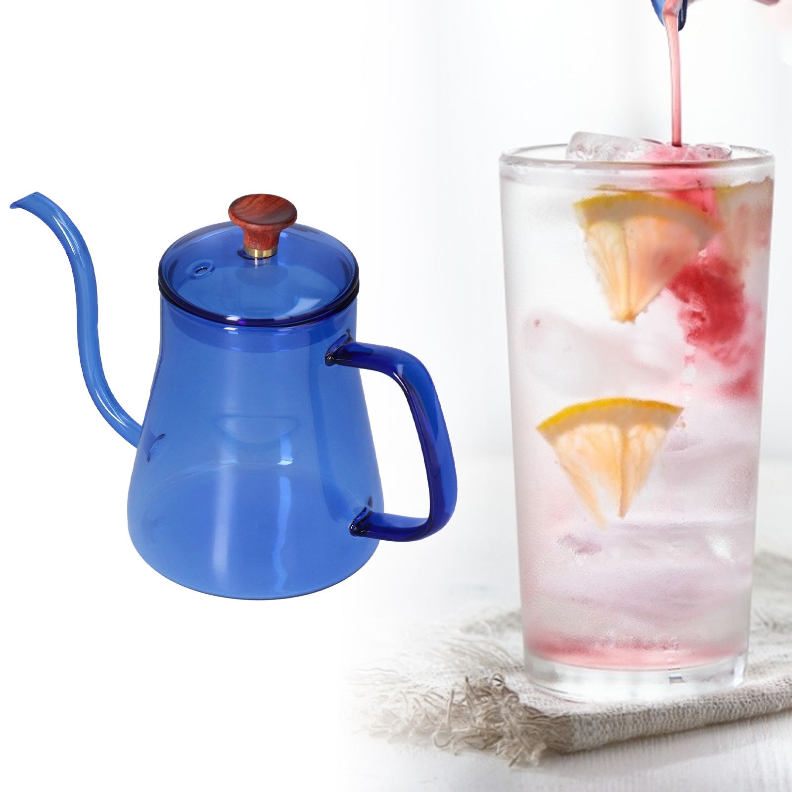 Long Spout Kettle Large Capacity Heat Resistant Easy to Clean Long Mouth view 11