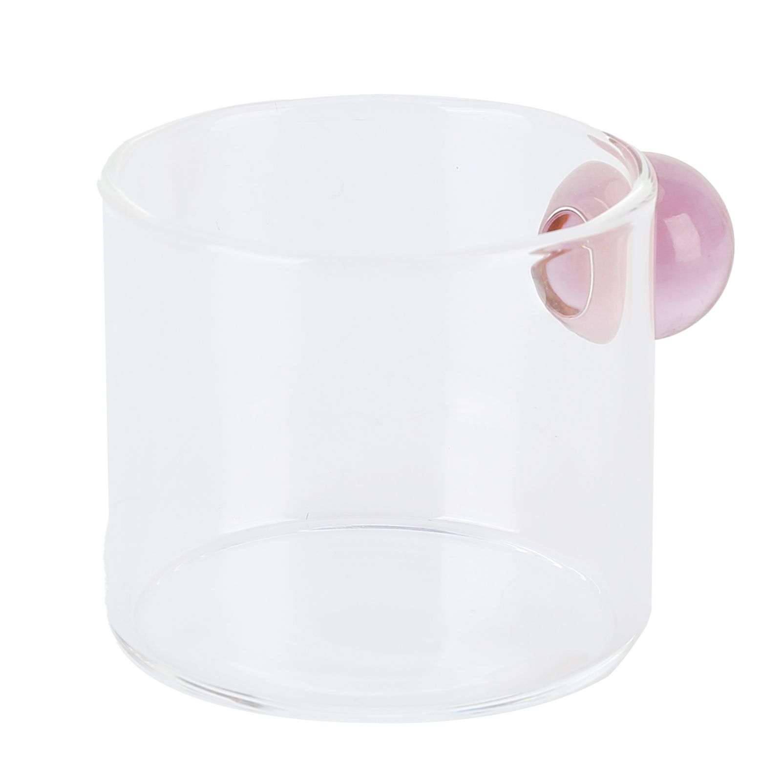 Teacup Glass Mug Transparent Heat Resistant Glass Coffee Cup with Ball Handle view 10