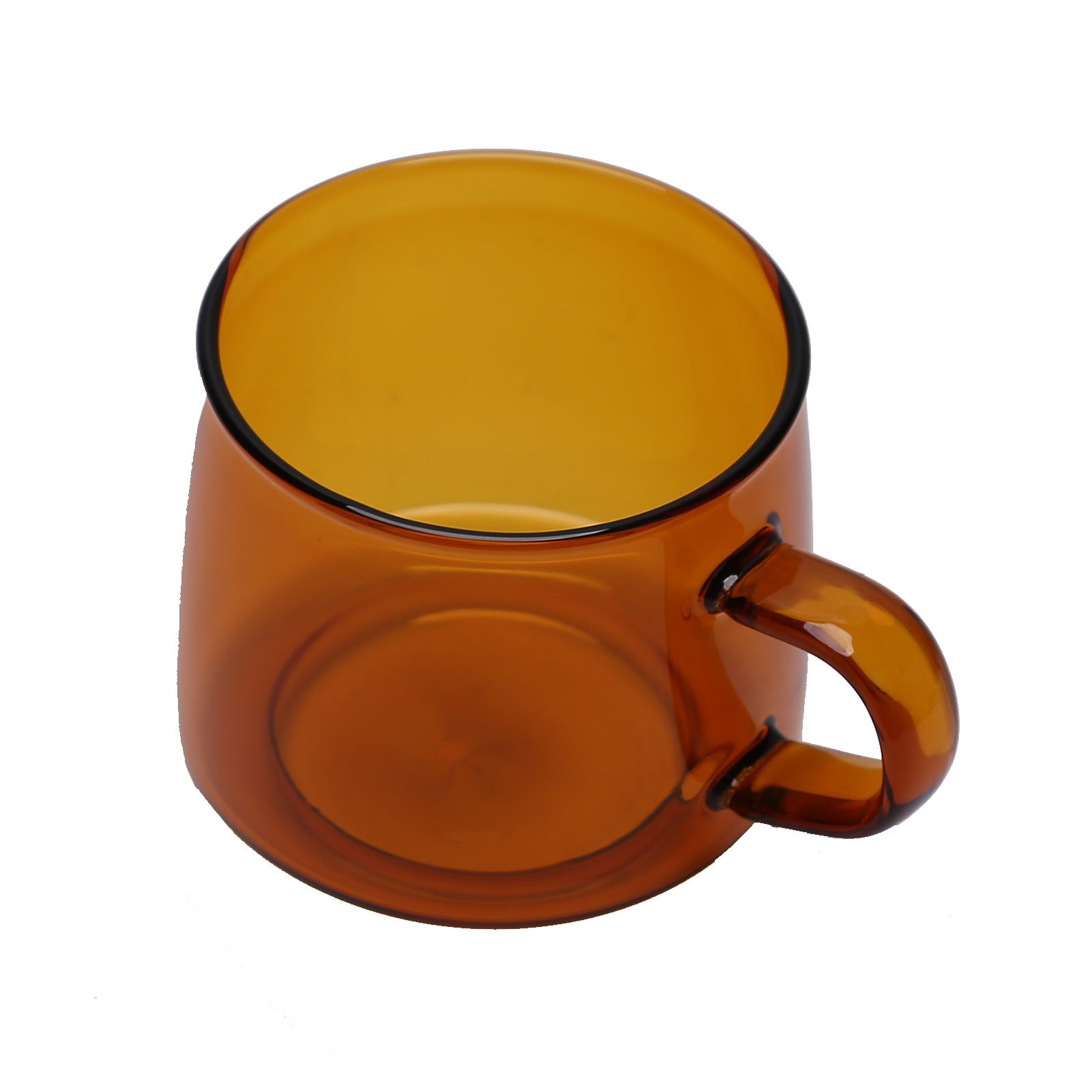 350ml Glass Coffee Cup Crystal Coffee Mug with Handle High Temperature view 7