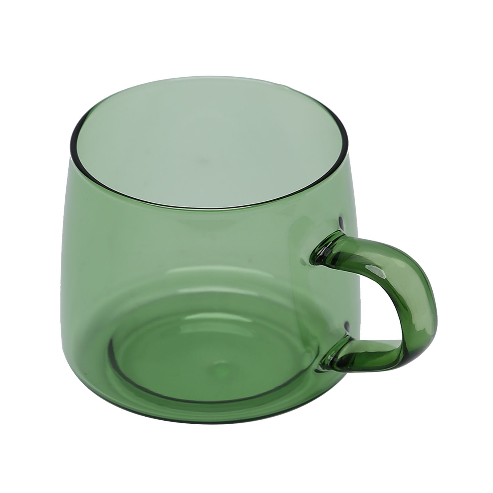 350ml Glass Coffee Cup Crystal Coffee Mug with Handle High Temperature view 9