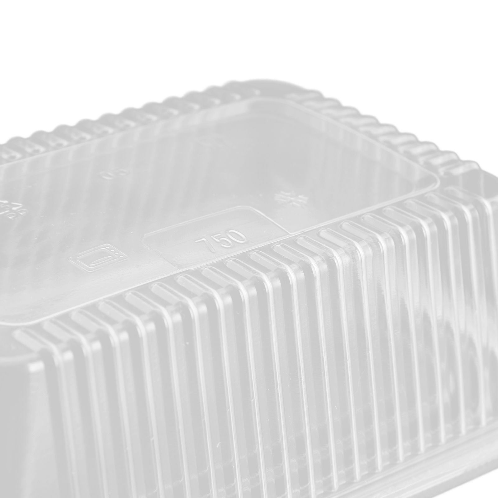 10PCS Disposable Lunch Box Microwavable Disposable Transparent Rectangular view 13