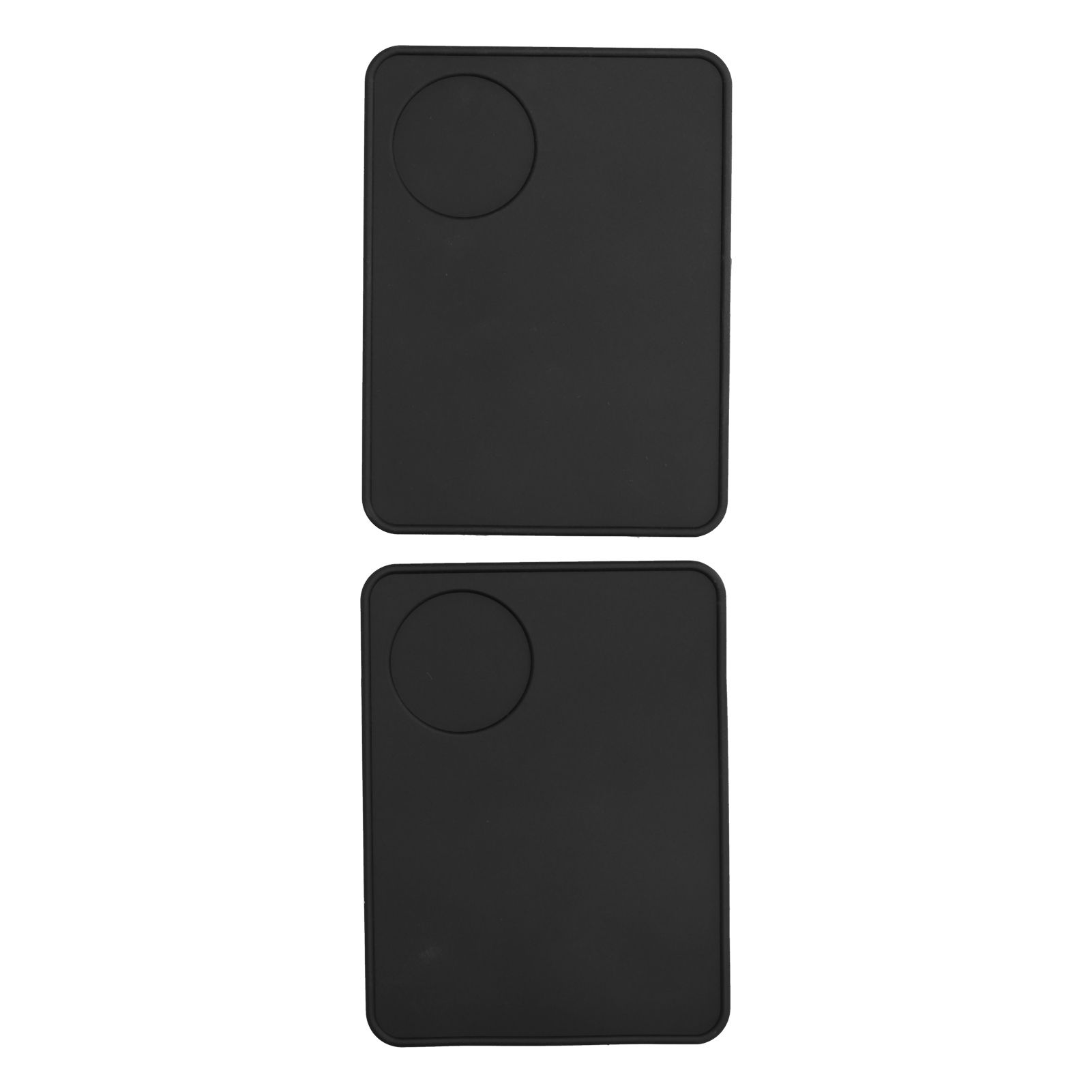 2 Pcs Coffee Tamper Mat Anti Slip Silicone Coffee Powder Tamping Pad for Home view 2