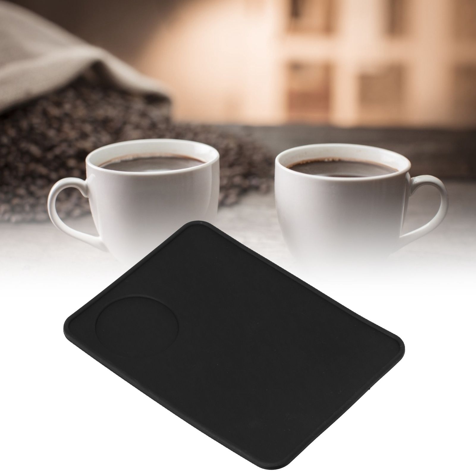 2 Pcs Coffee Tamper Mat Anti Slip Silicone Coffee Powder Tamping Pad for Home view 11