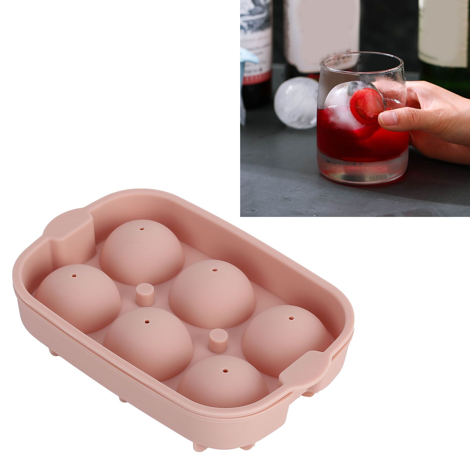 Silicone DIY Ice Cubes Mold Ice Ball Maker Mould Tray for Home Bar Party view 11