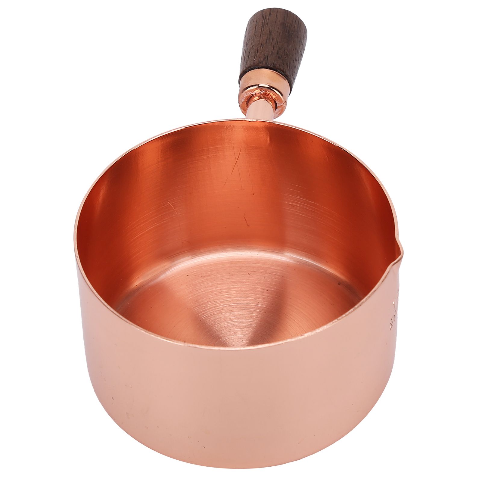 Sauce Pan Wooden Handle Rose Gold Stainless Steel Sauce Pot for Cooking view 6