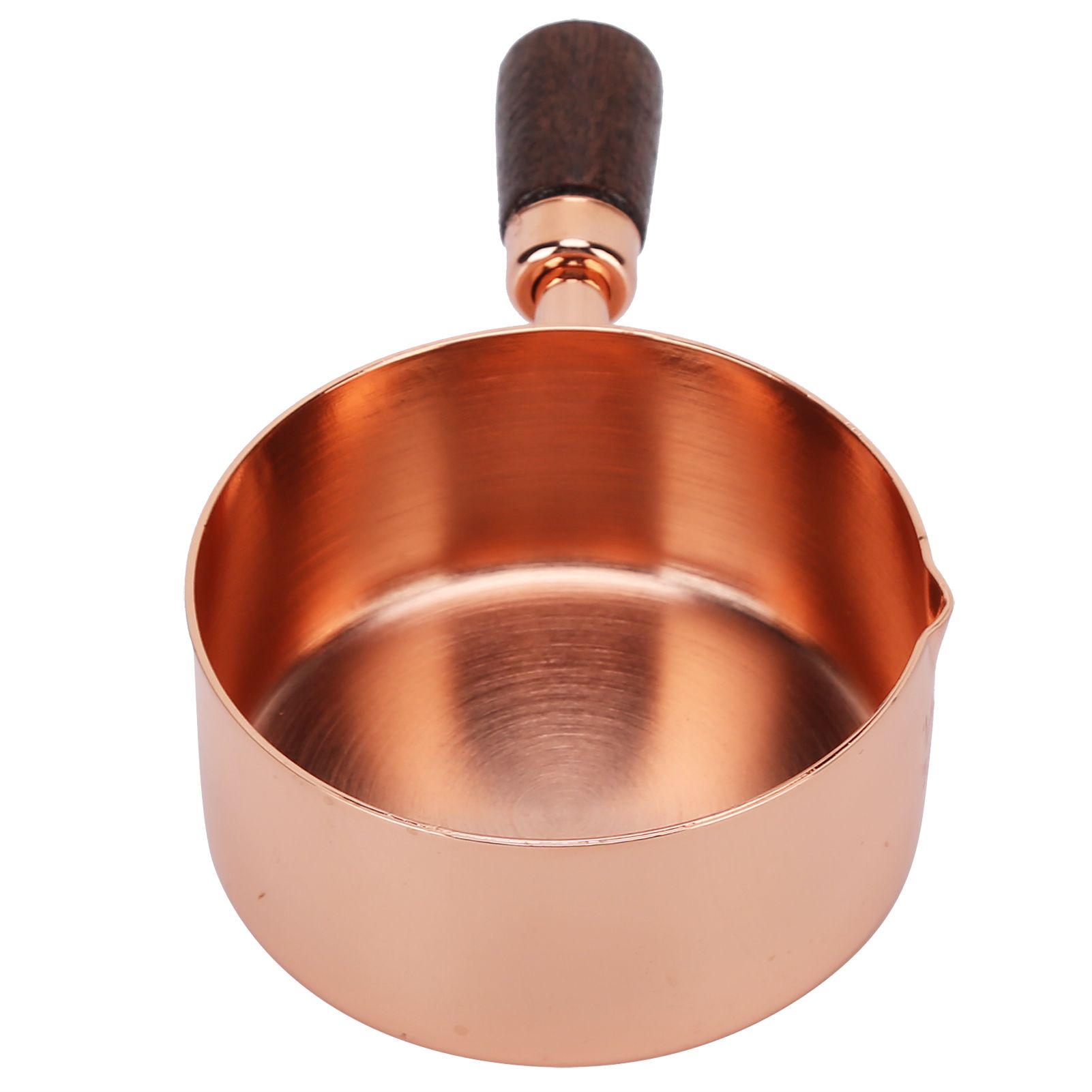 Sauce Pan Wooden Handle Rose Gold Stainless Steel Sauce Pot for Cooking view 6