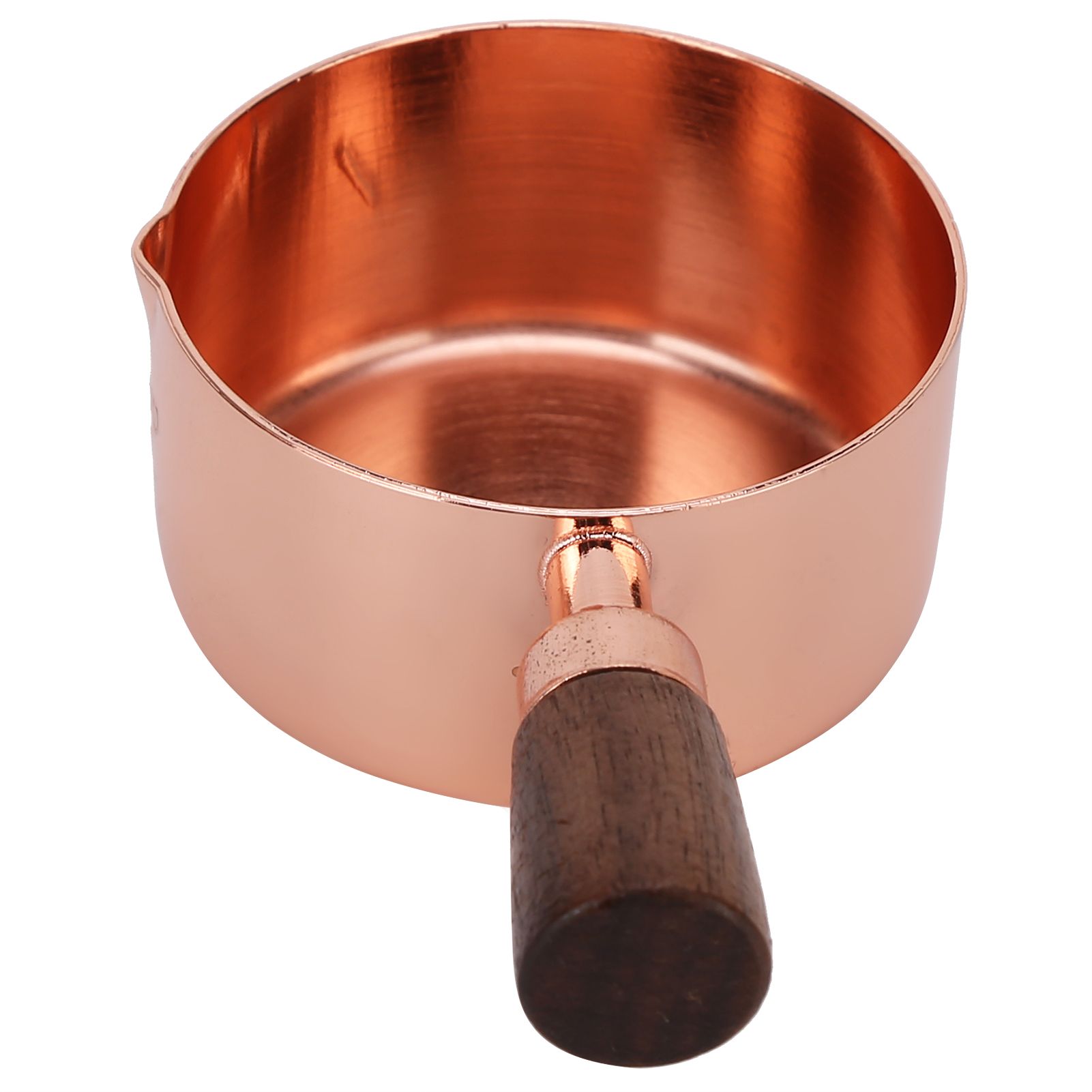 Sauce Pan Wooden Handle Rose Gold Stainless Steel Sauce Pot for Cooking view 3